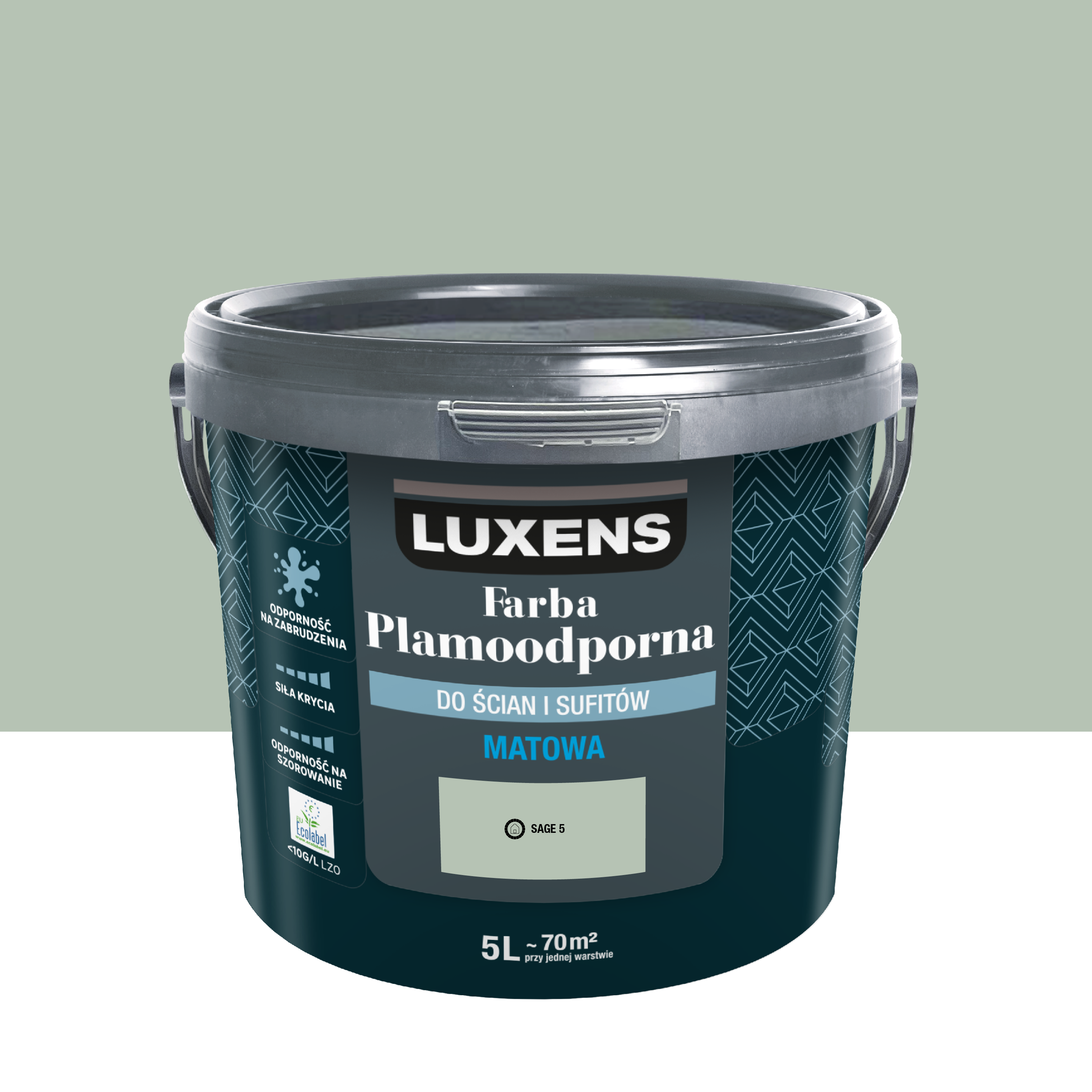 Farba Luxens Plamoodporna Sage 5 5 l