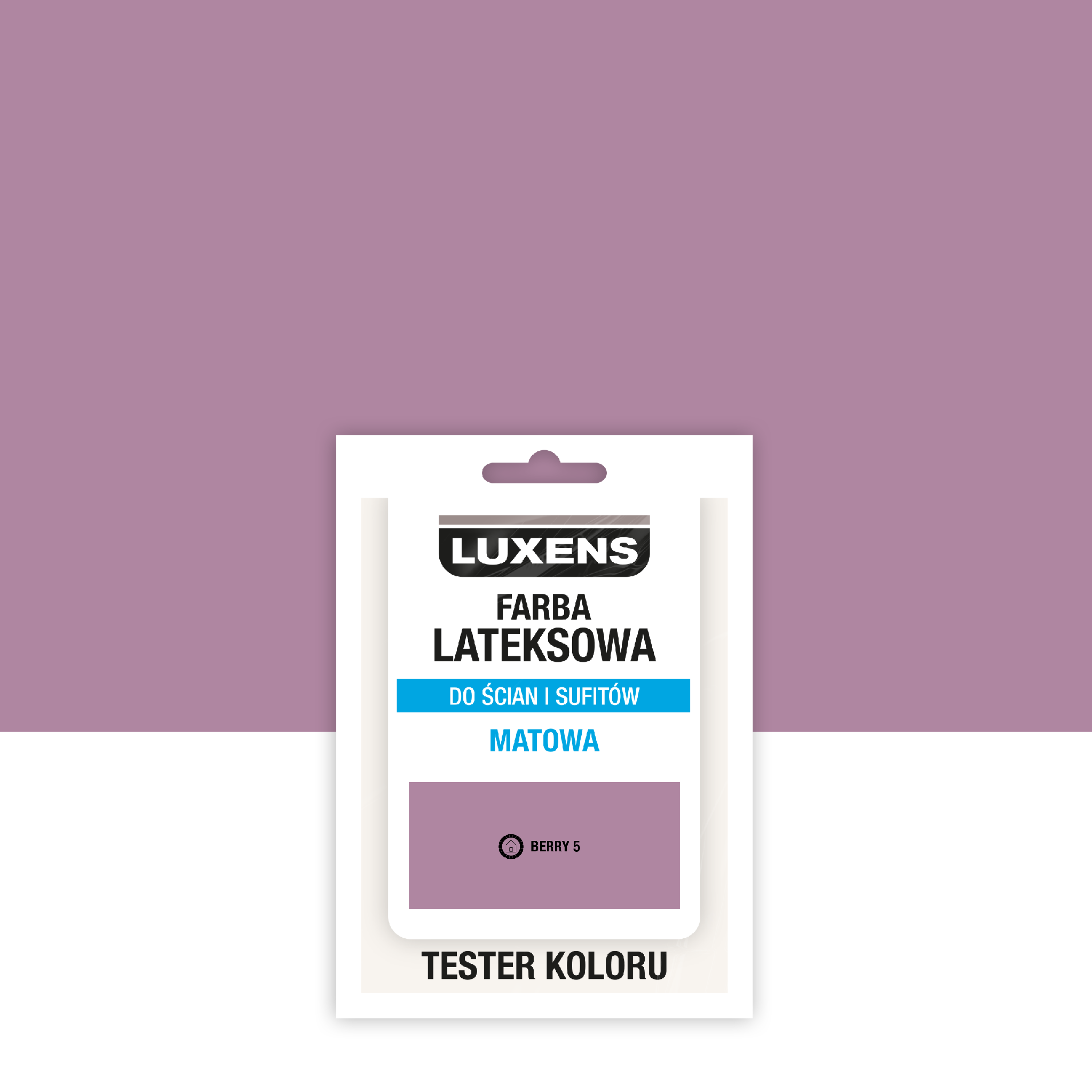 Tester farby lateksowej Luxens Berry 5 25 ml