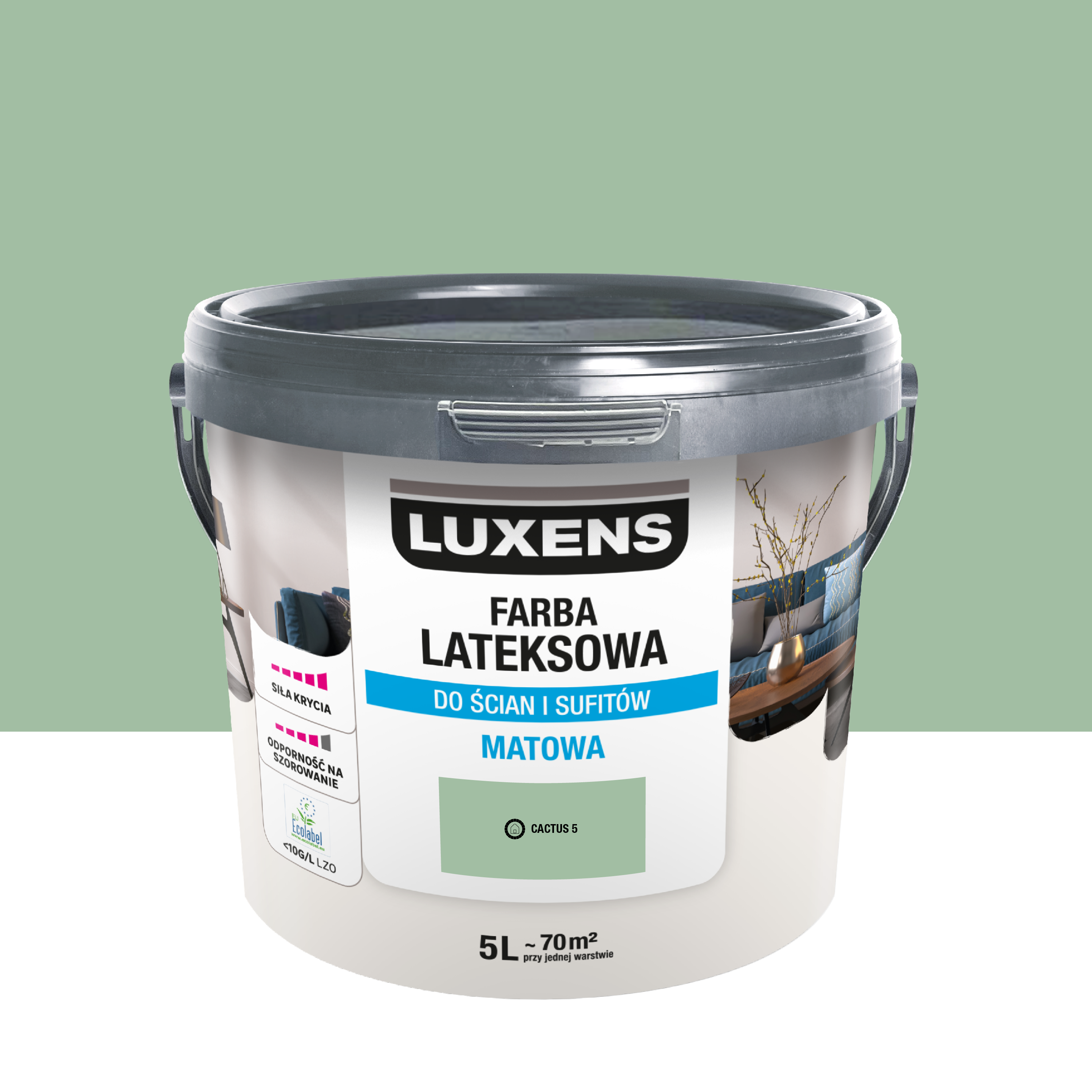 Farba lateksowa Luxens Cactus 5 5 l