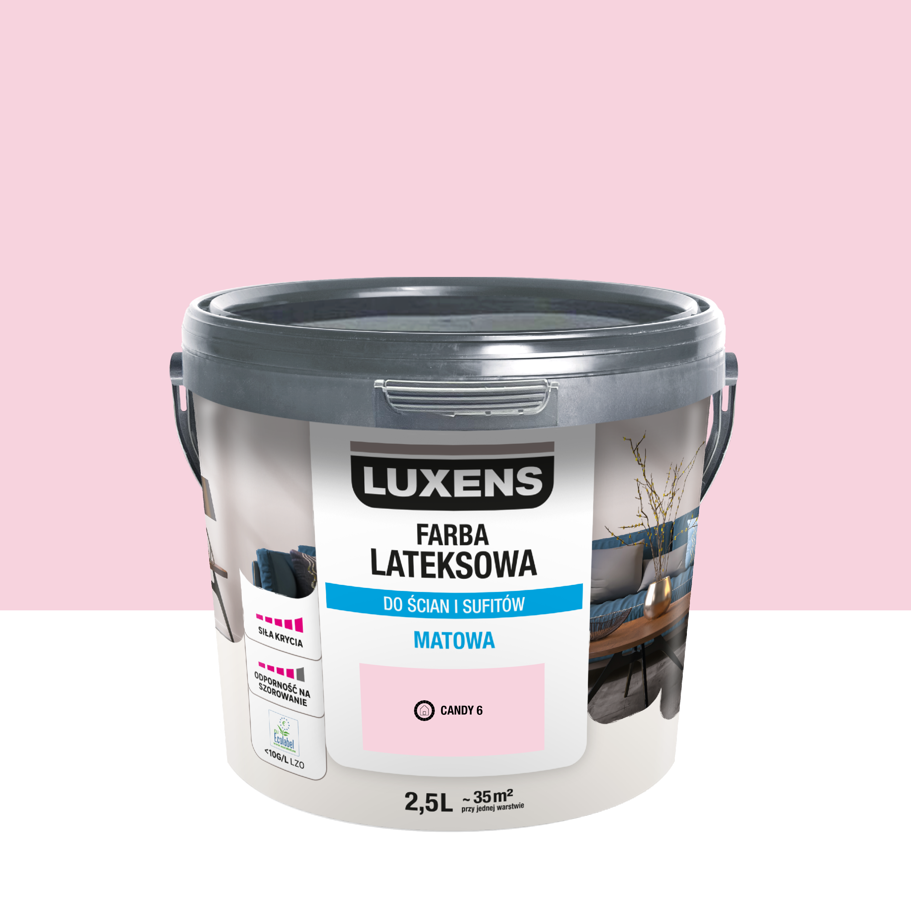 Farba lateksowa Luxens Candy 6 2.5 l