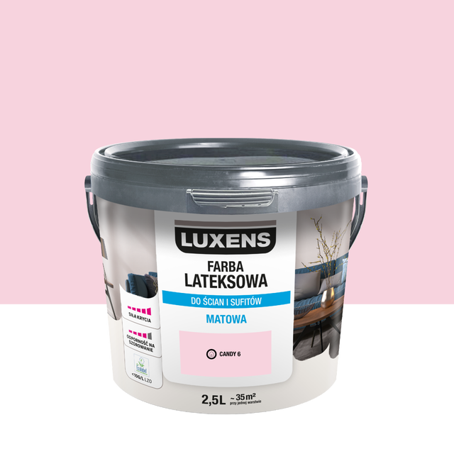 Farba lateksowa Luxens Candy 6 2.5 l 
