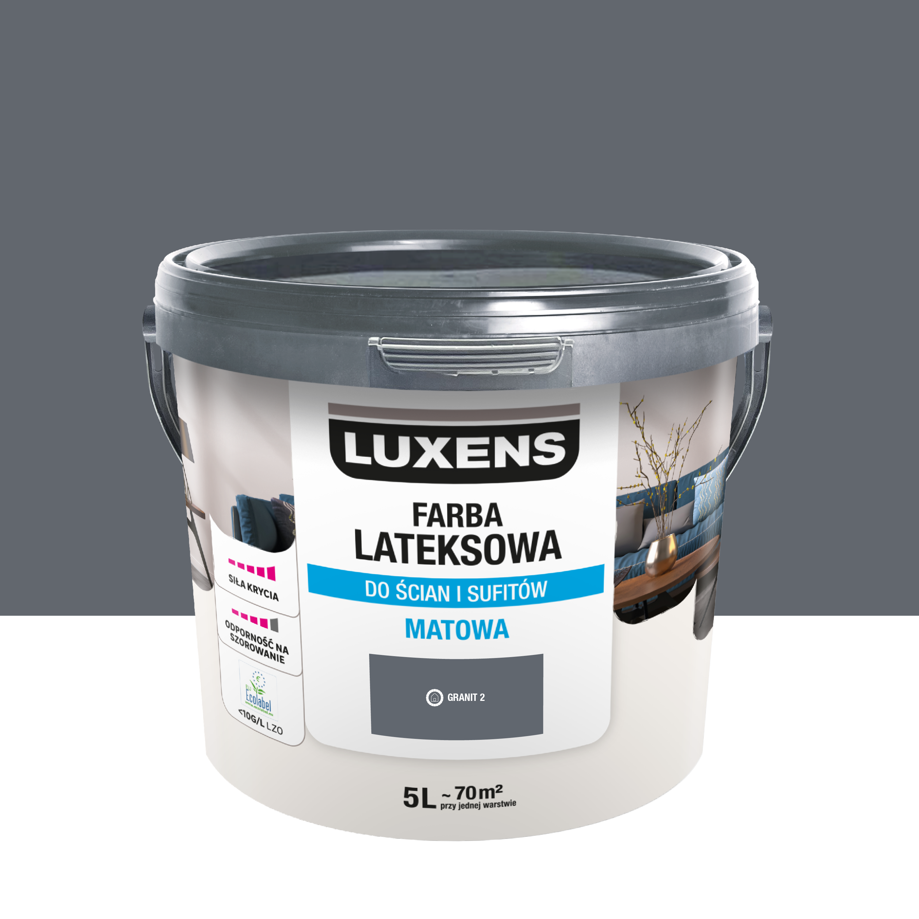 Farba lateksowa Luxens Granit 2 5 l