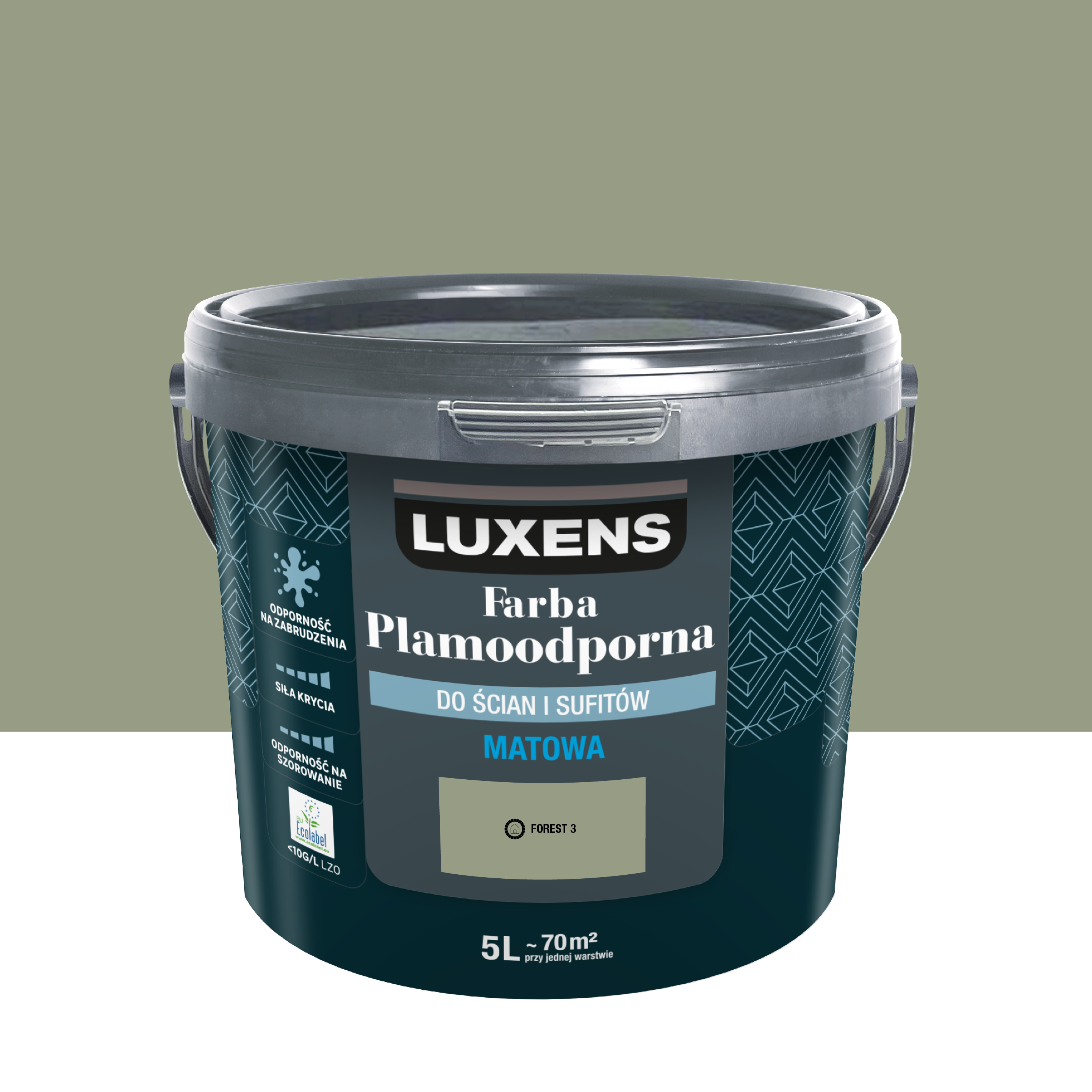 Farba Luxens Plamoodporna Forest 3 5 l