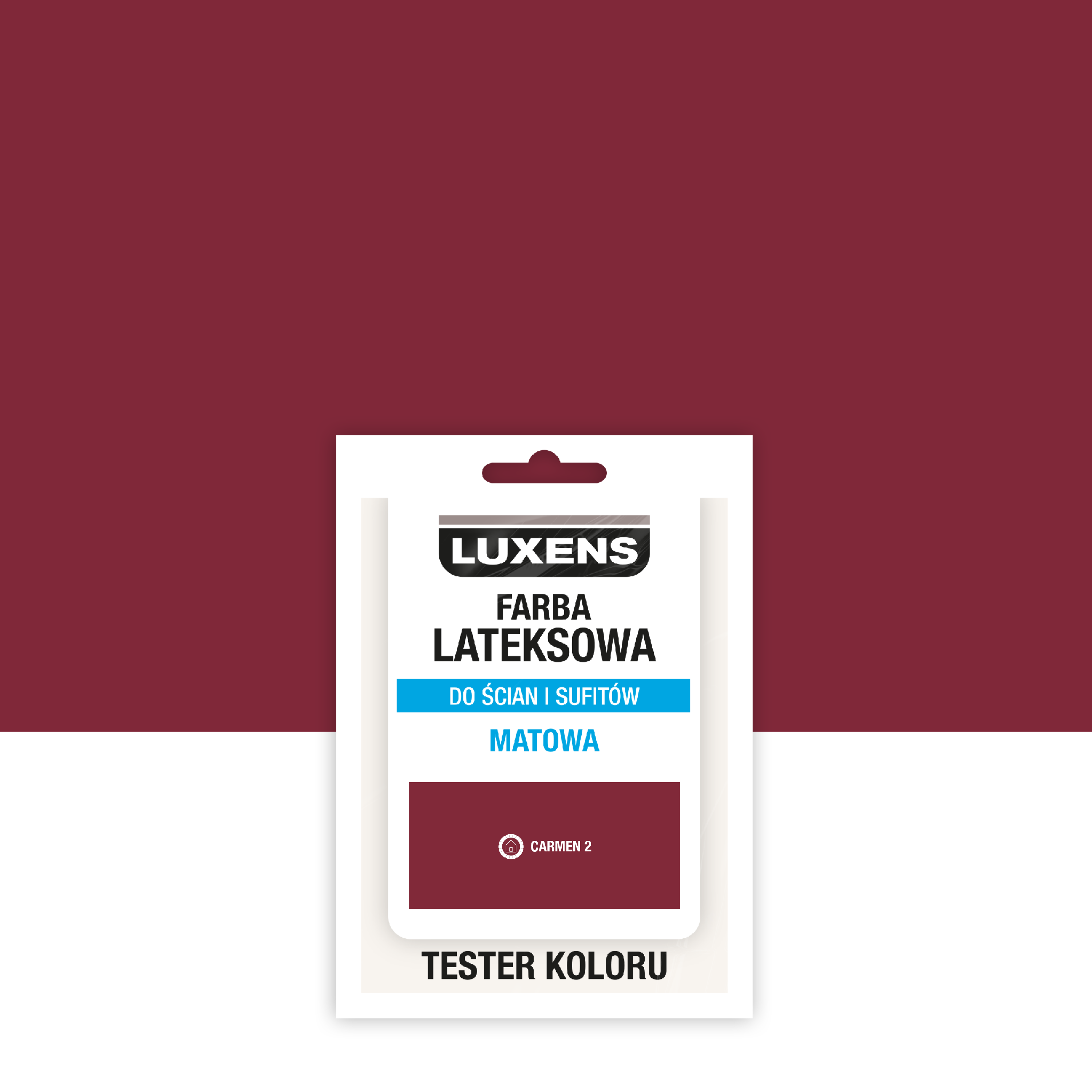 Tester farby lateksowej Luxens Carmen 2 25 ml