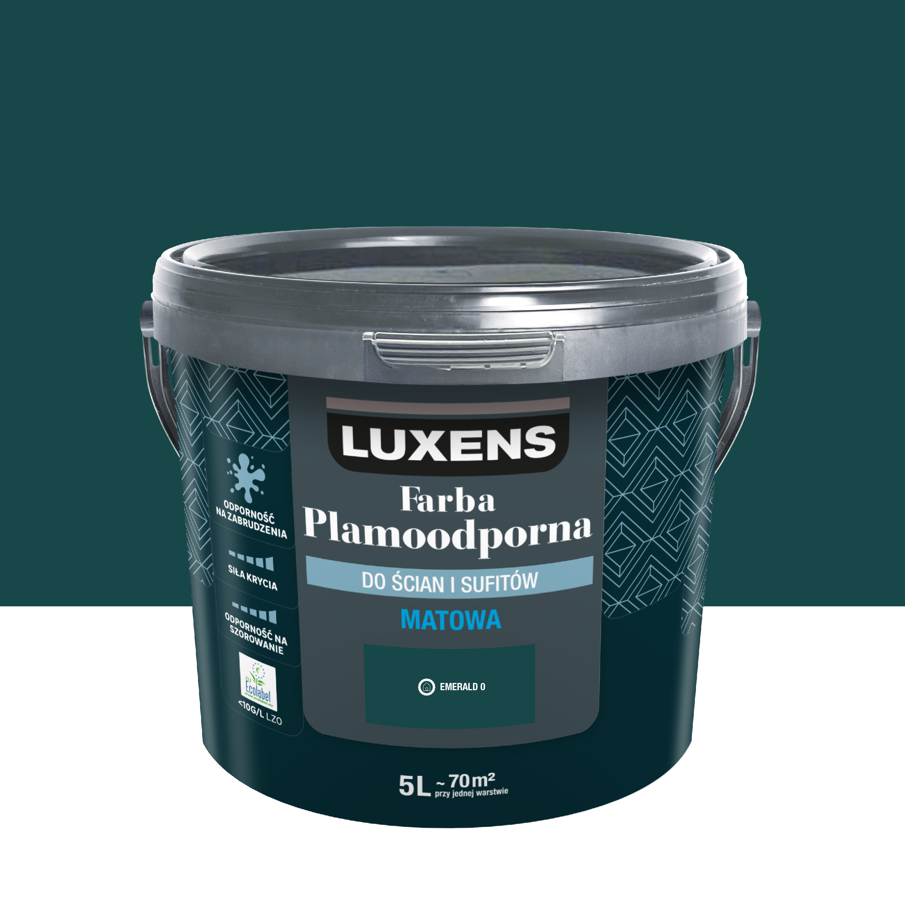 Farba Luxens Plamoodporna Emerald 0 5 l