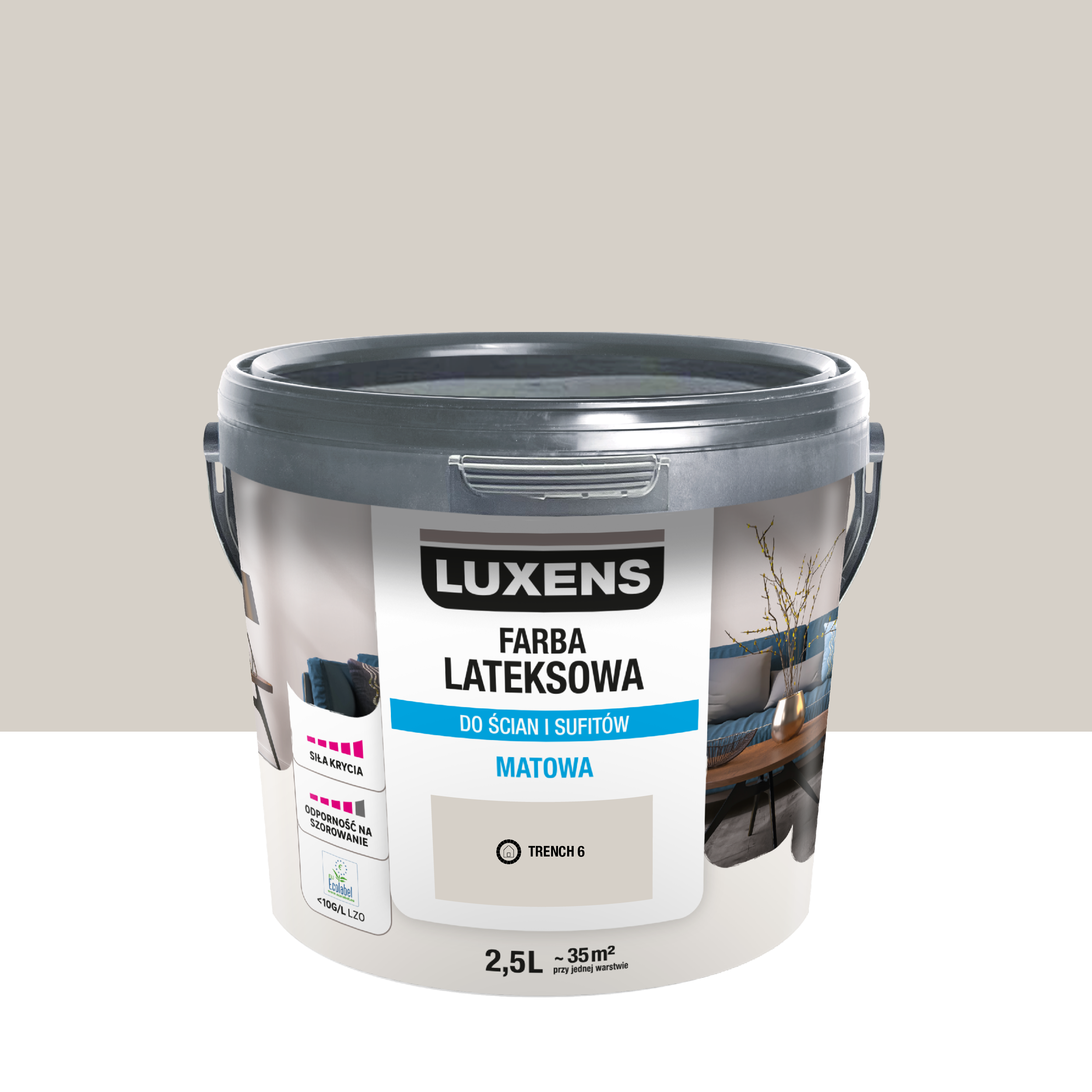 Farba lateksowa Luxens Trench 6 2.5 l