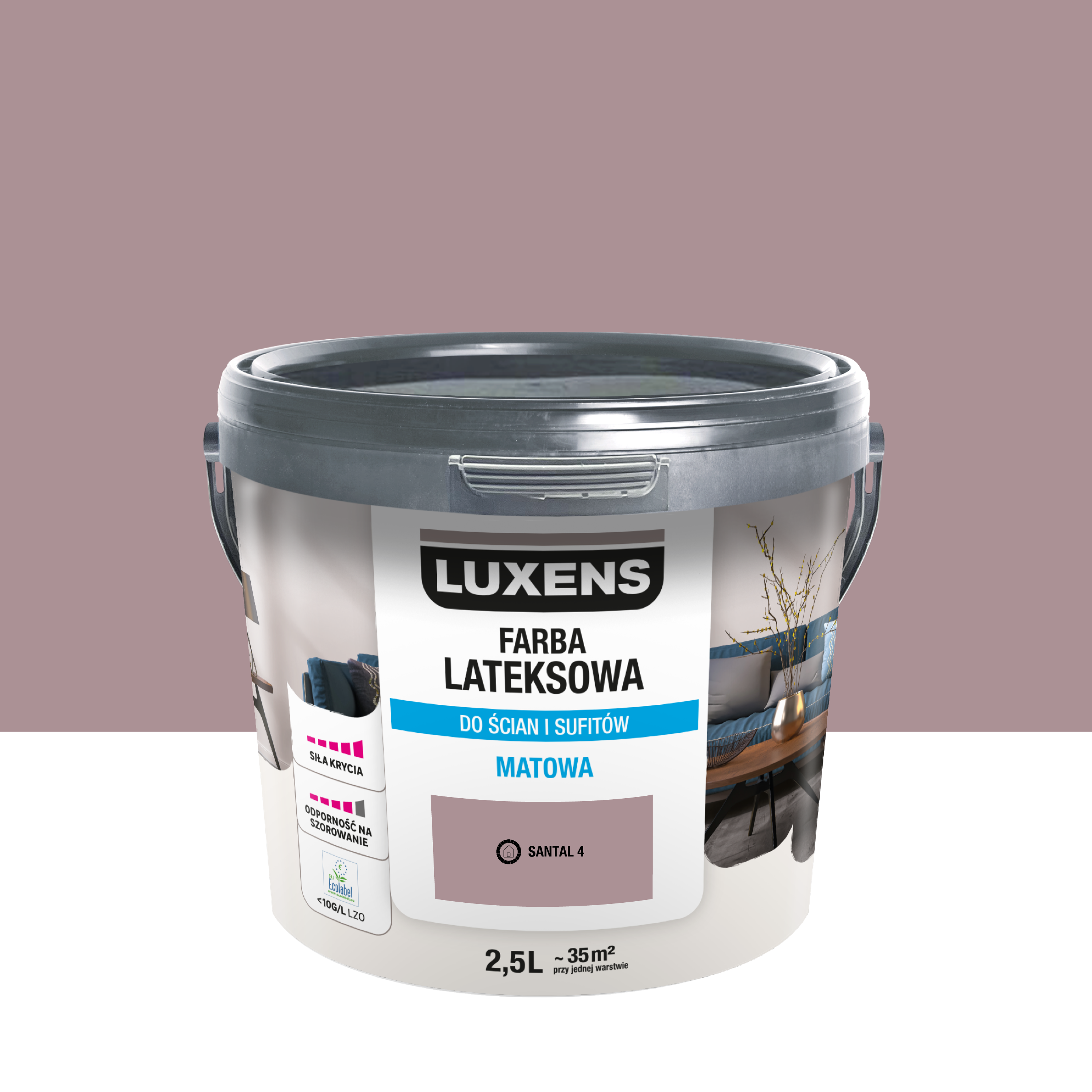 Farba lateksowa Luxens Santal 4 2.5 l