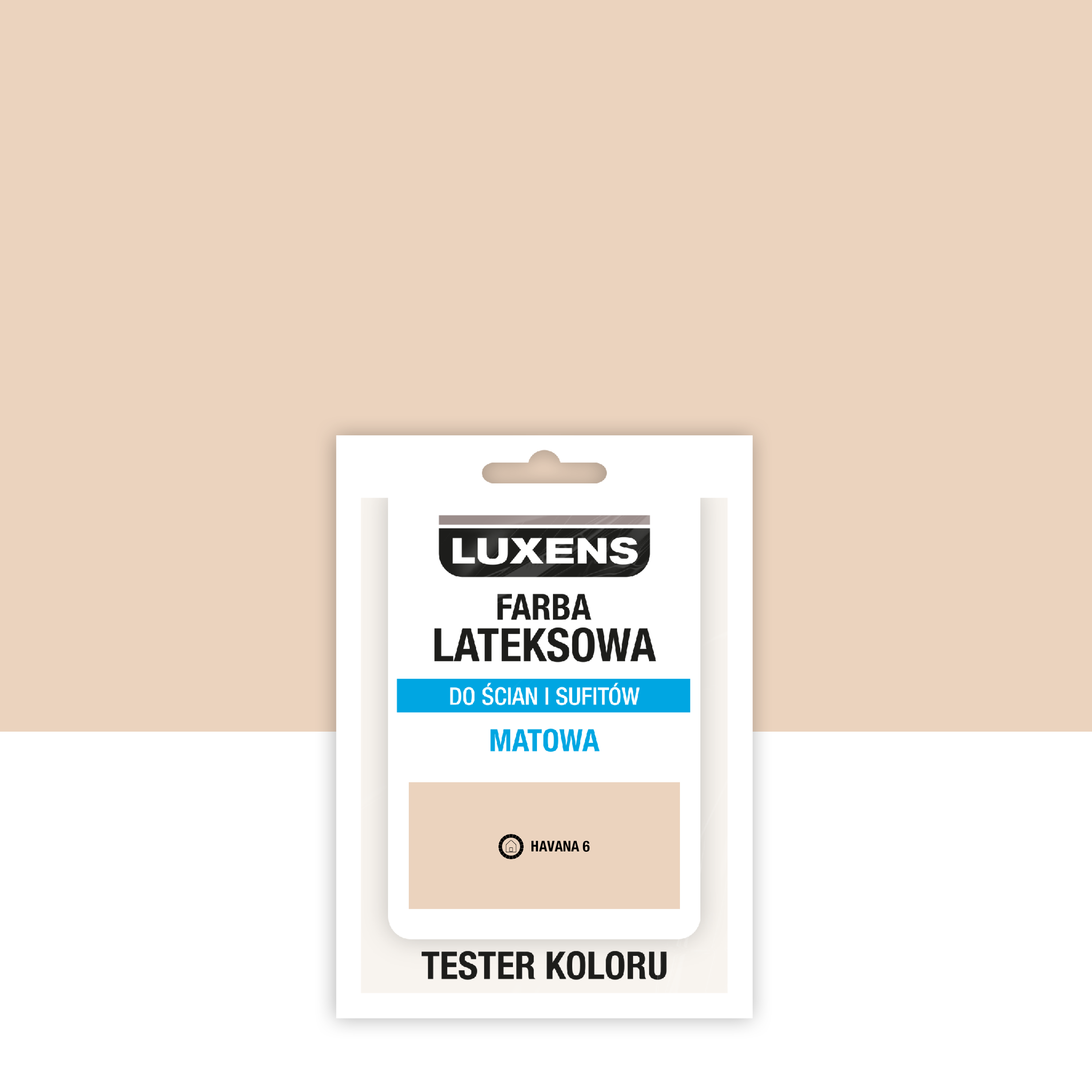 Tester farby lateksowej Luxens Havana 6 25 ml