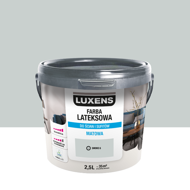 Farba lateksowa Luxens Smoke 6 2.5 l 