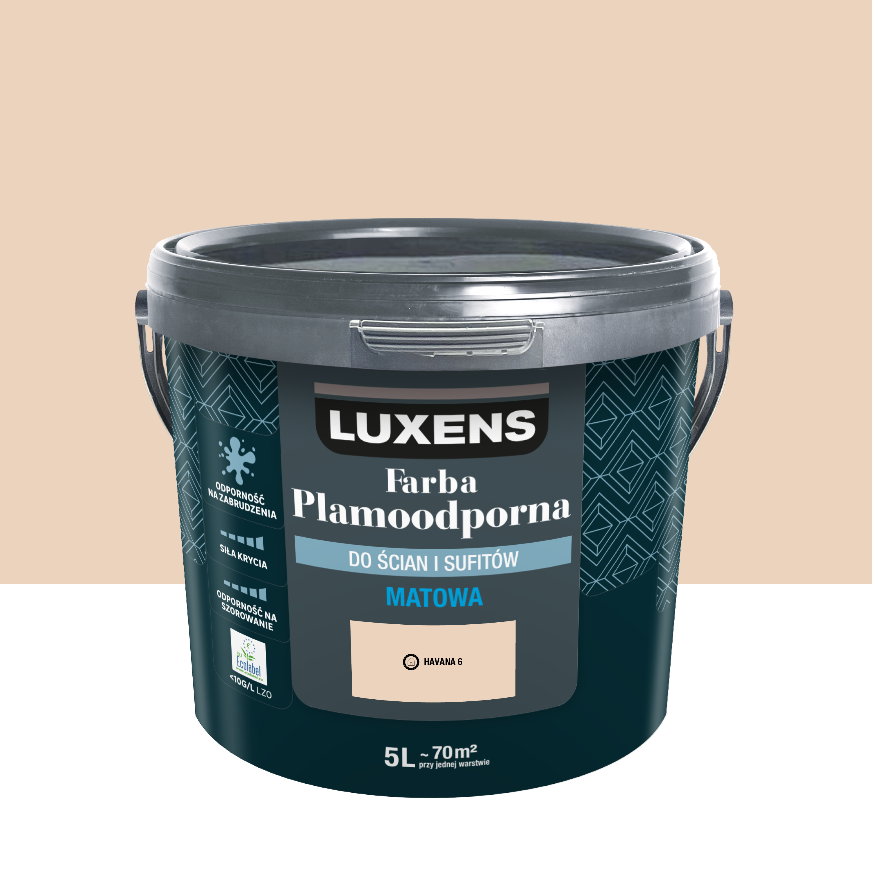 Farba Luxens Plamoodporna Havana 6 5 l