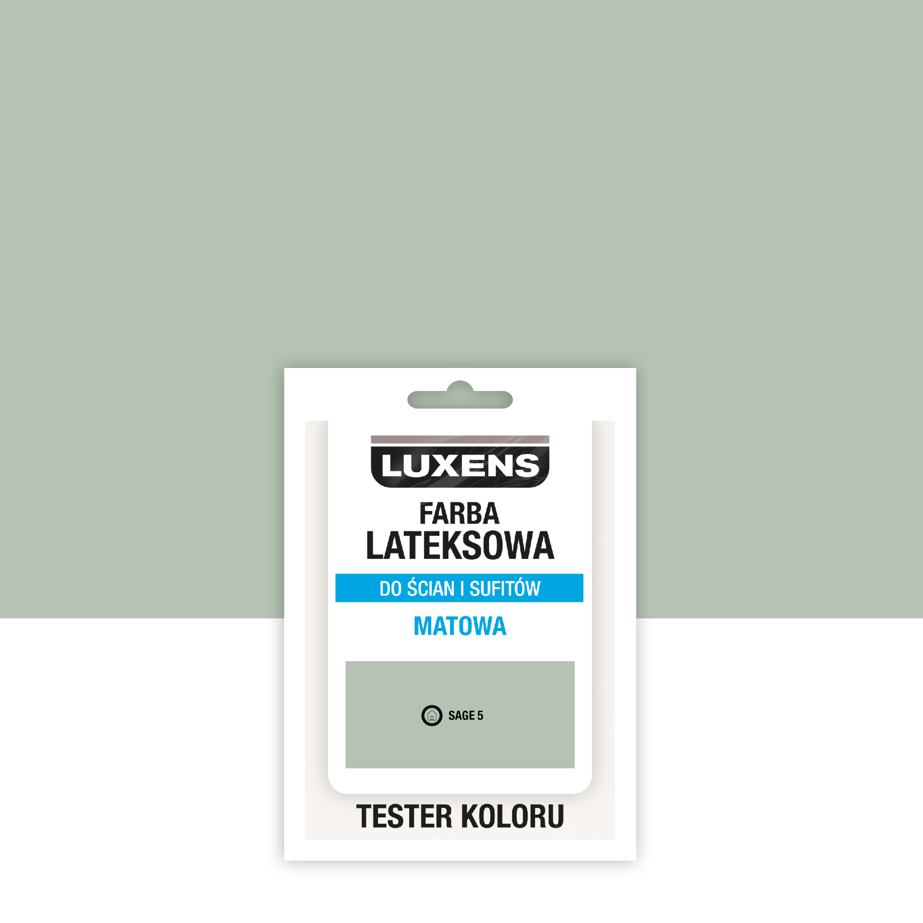 Tester farby lateksowej Luxens Sage 5 25 ml