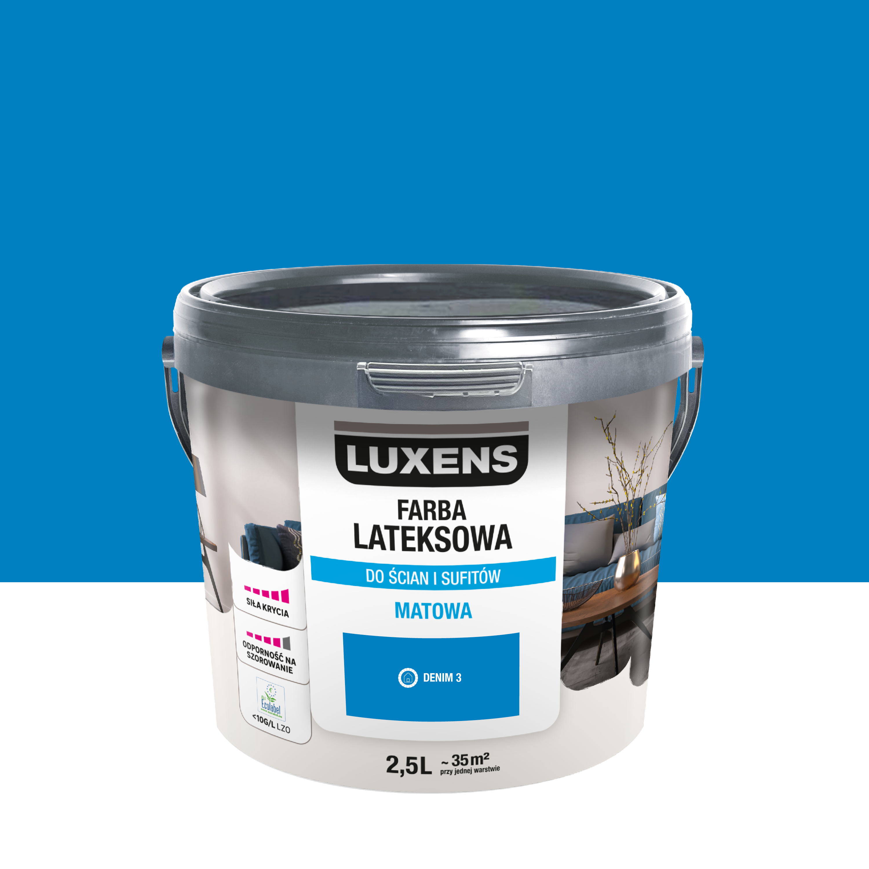 Farba lateksowa Luxens Denim 3 2.5 l
