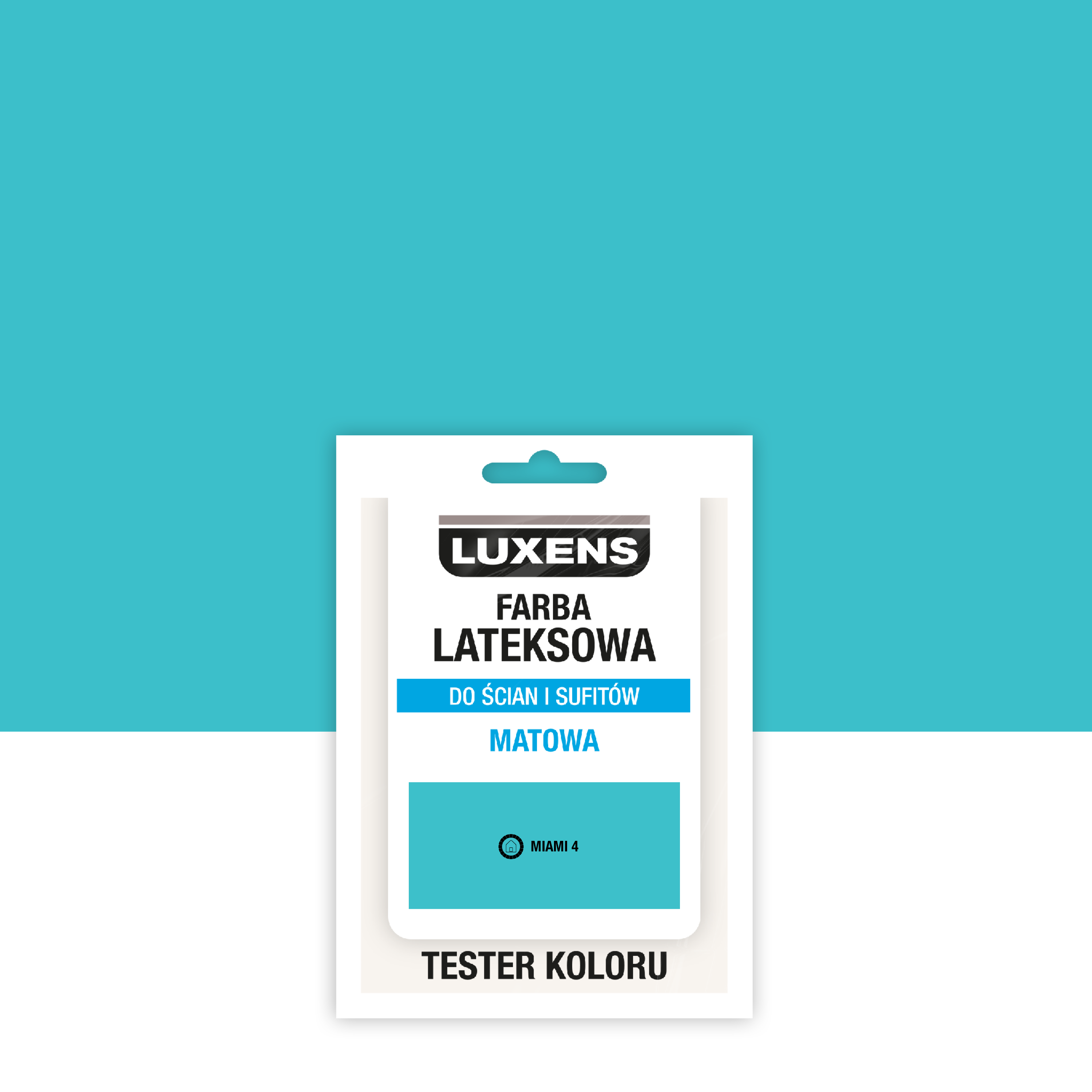 Tester farby lateksowej Luxens Miami 4 25 ml