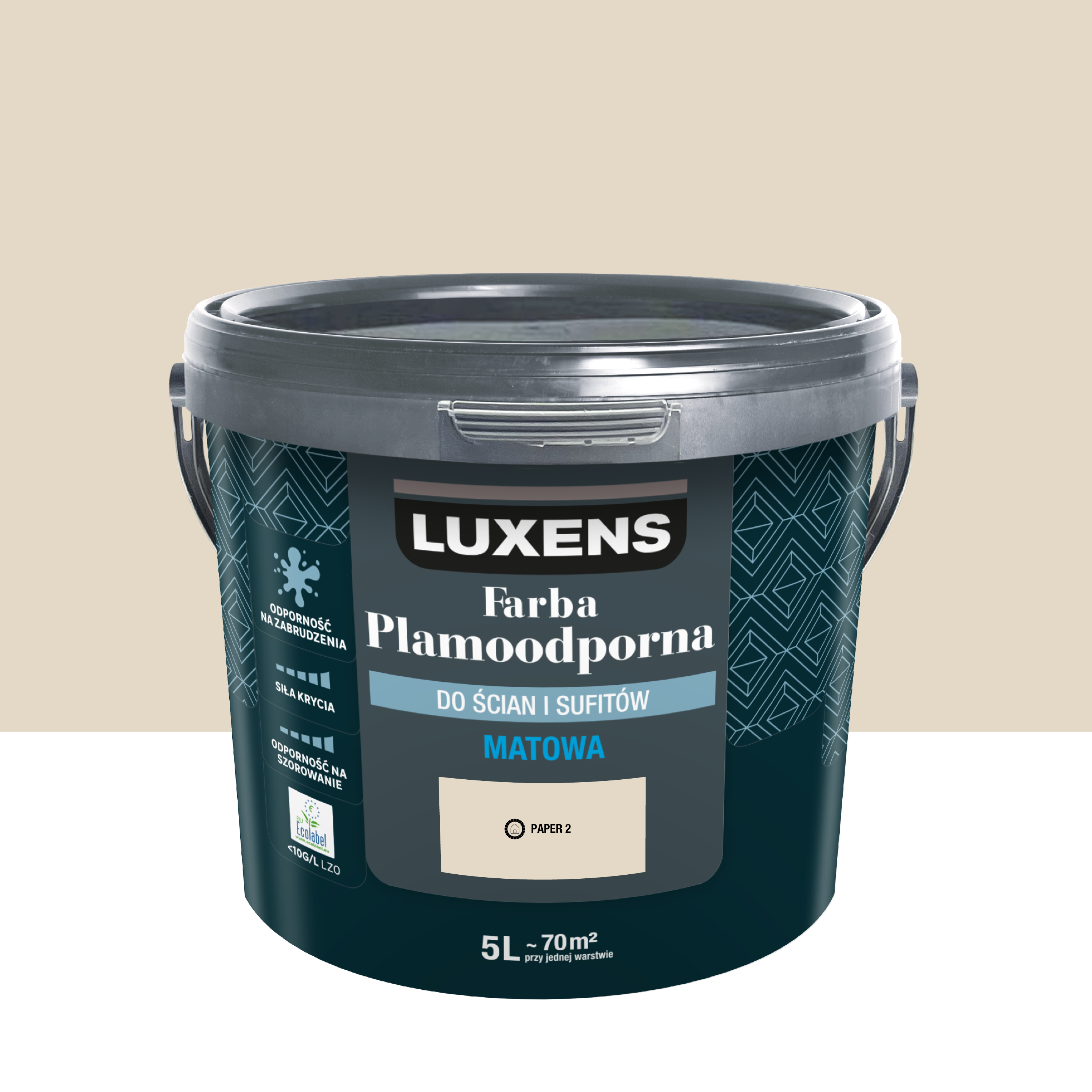 Farba Luxens Plamoodporna Paper 2 5 l