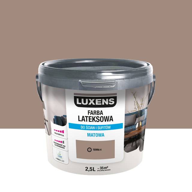 Farba lateksowa Luxens Terra 4 2.5 l 
