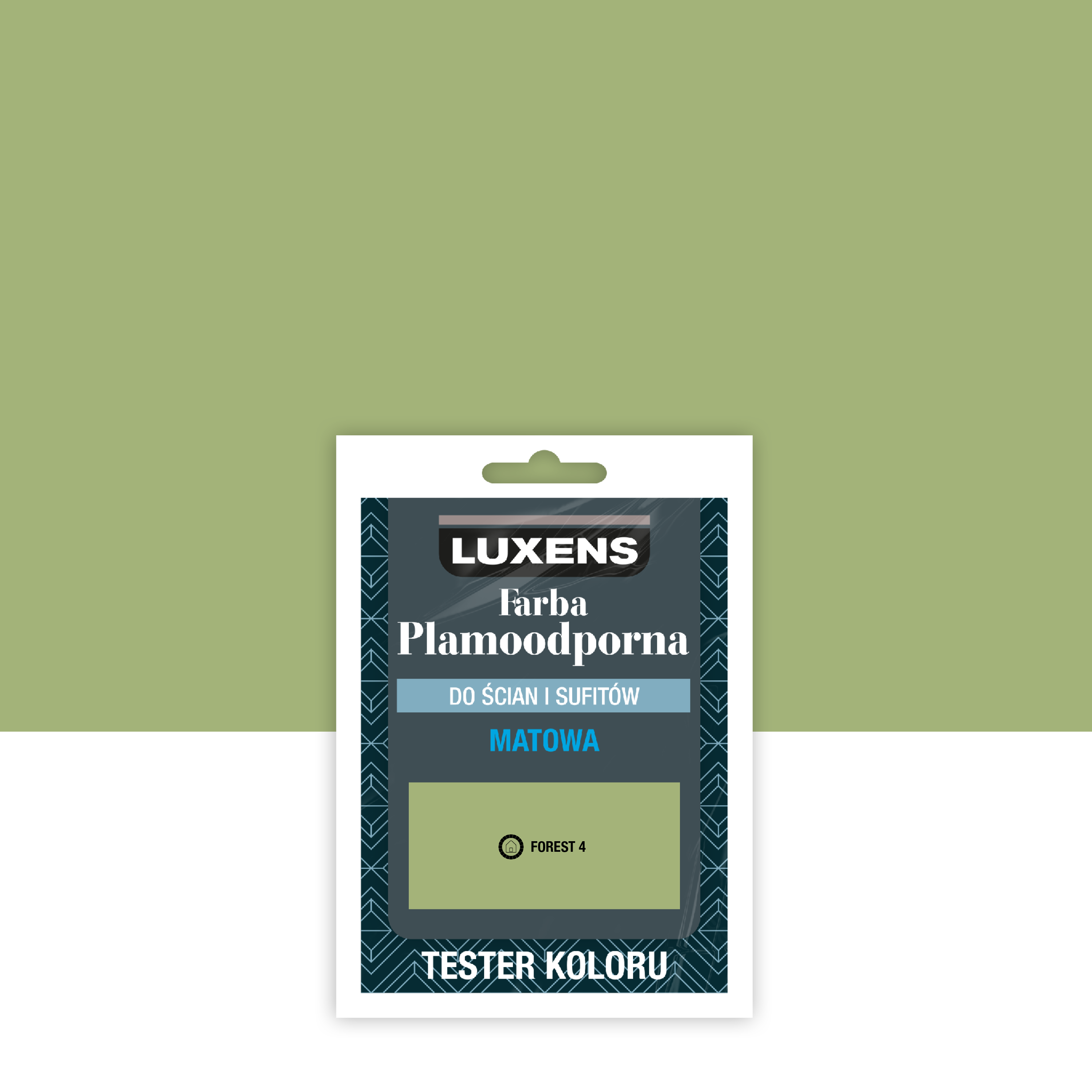 Tester farby Luxens Plamoodporna Forest 4 25 ml