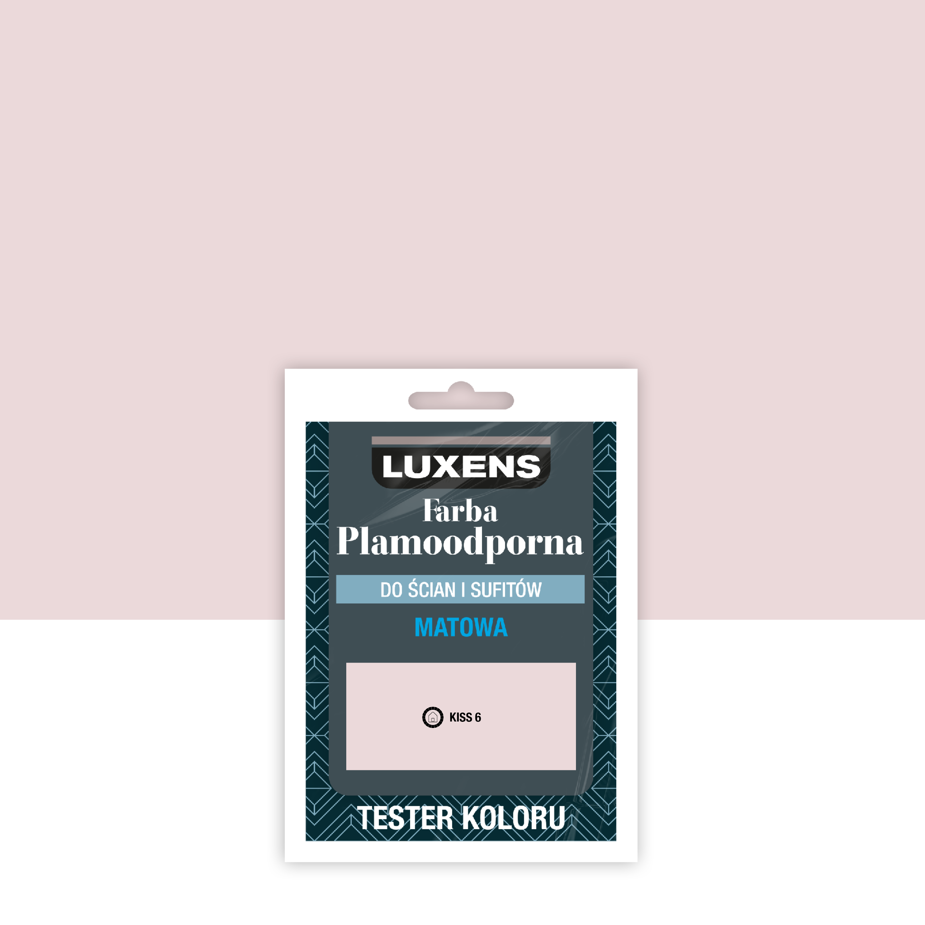 Tester farby plamoodpornej Luxens Kiss 6 25 ml