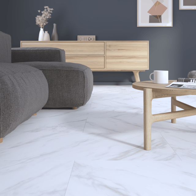 Dalle PVC clipsable medio ARTENS Muskwa 2 marbre