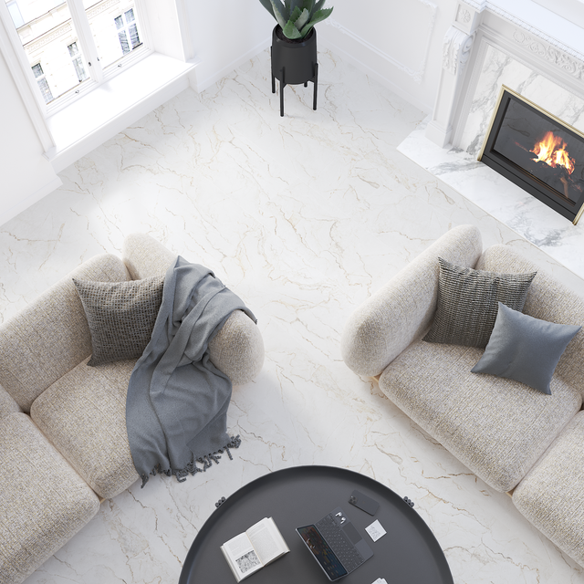 Dalle PVC clipsable intenso ARTENS Blush effet marbre