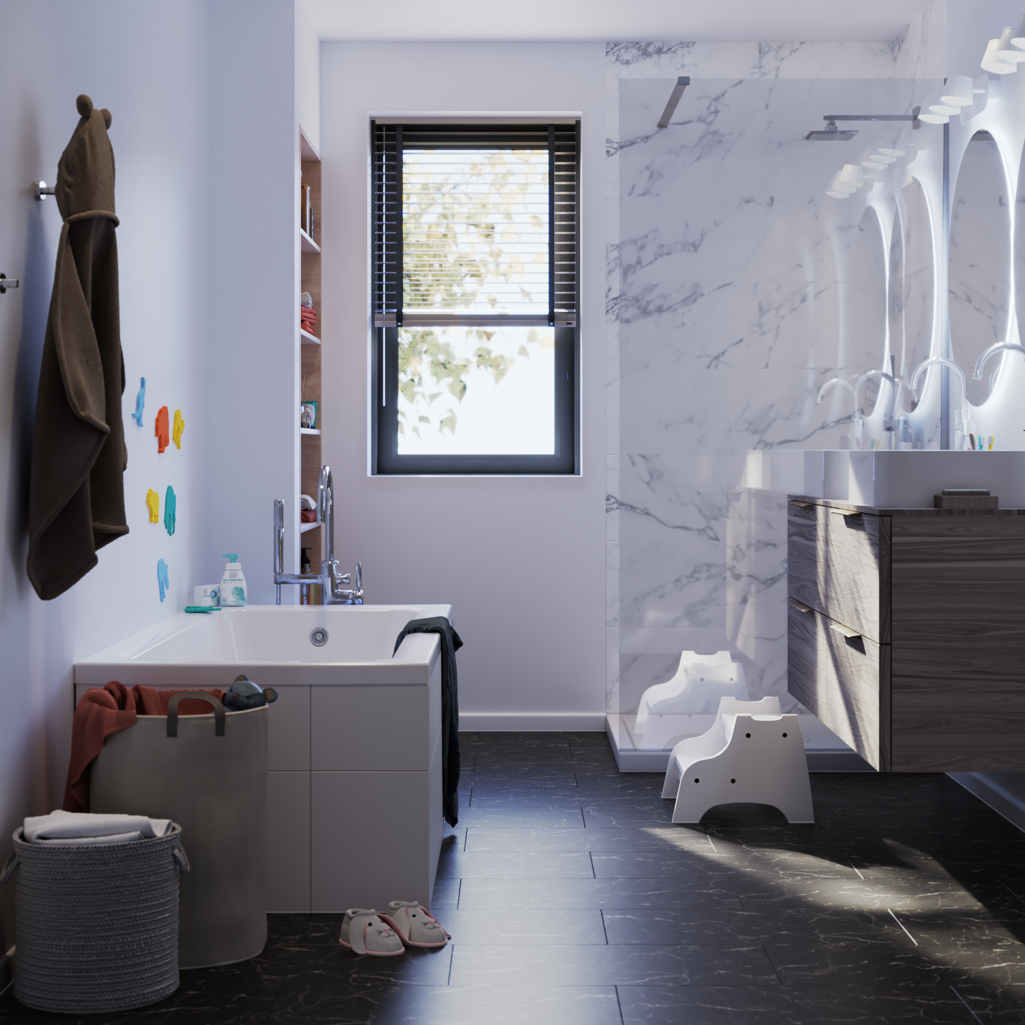 Dalle PVC clipsable medio ARTENS Isernia effet marbre - 3