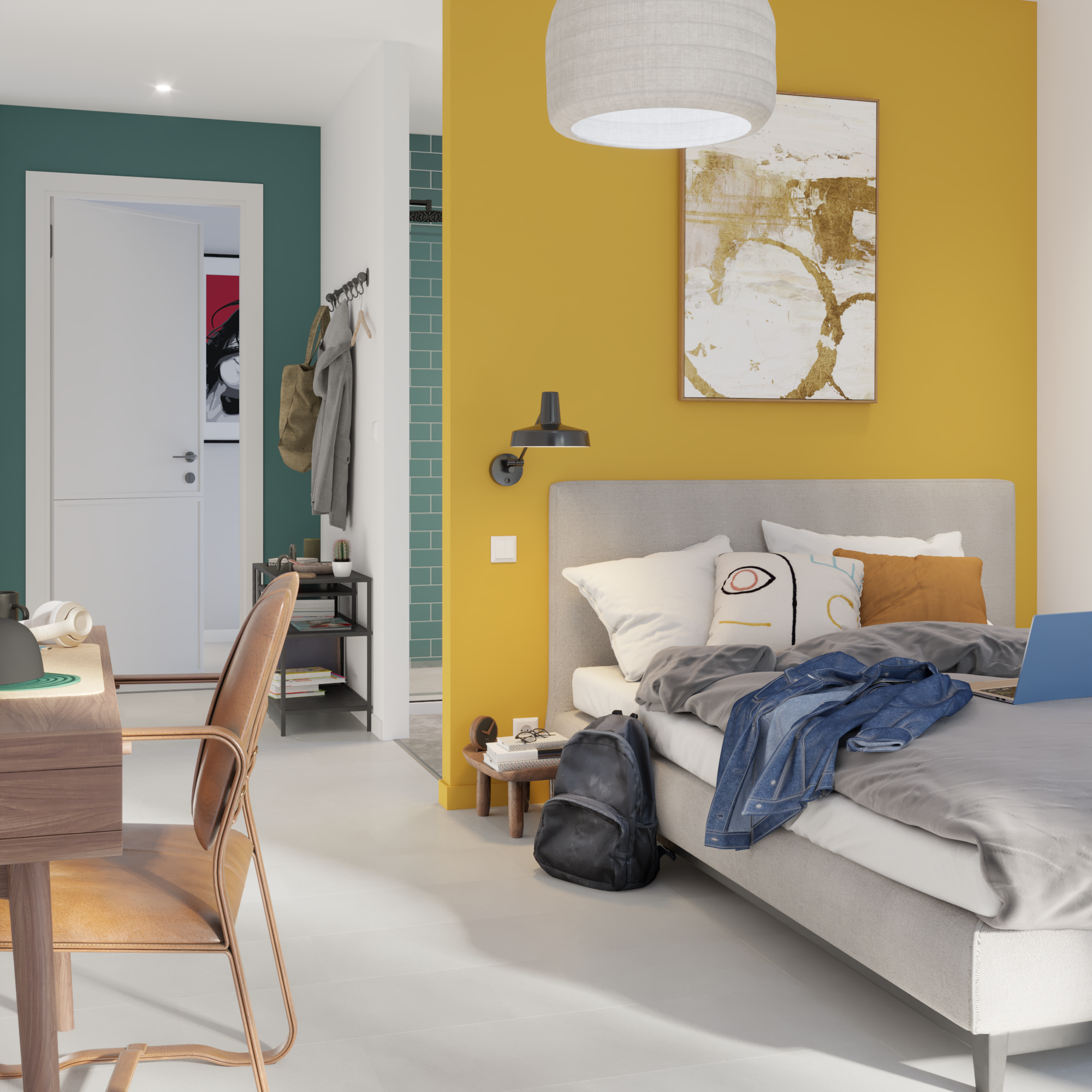 Dalle PVC clipsable Clyde effet ciment - 3