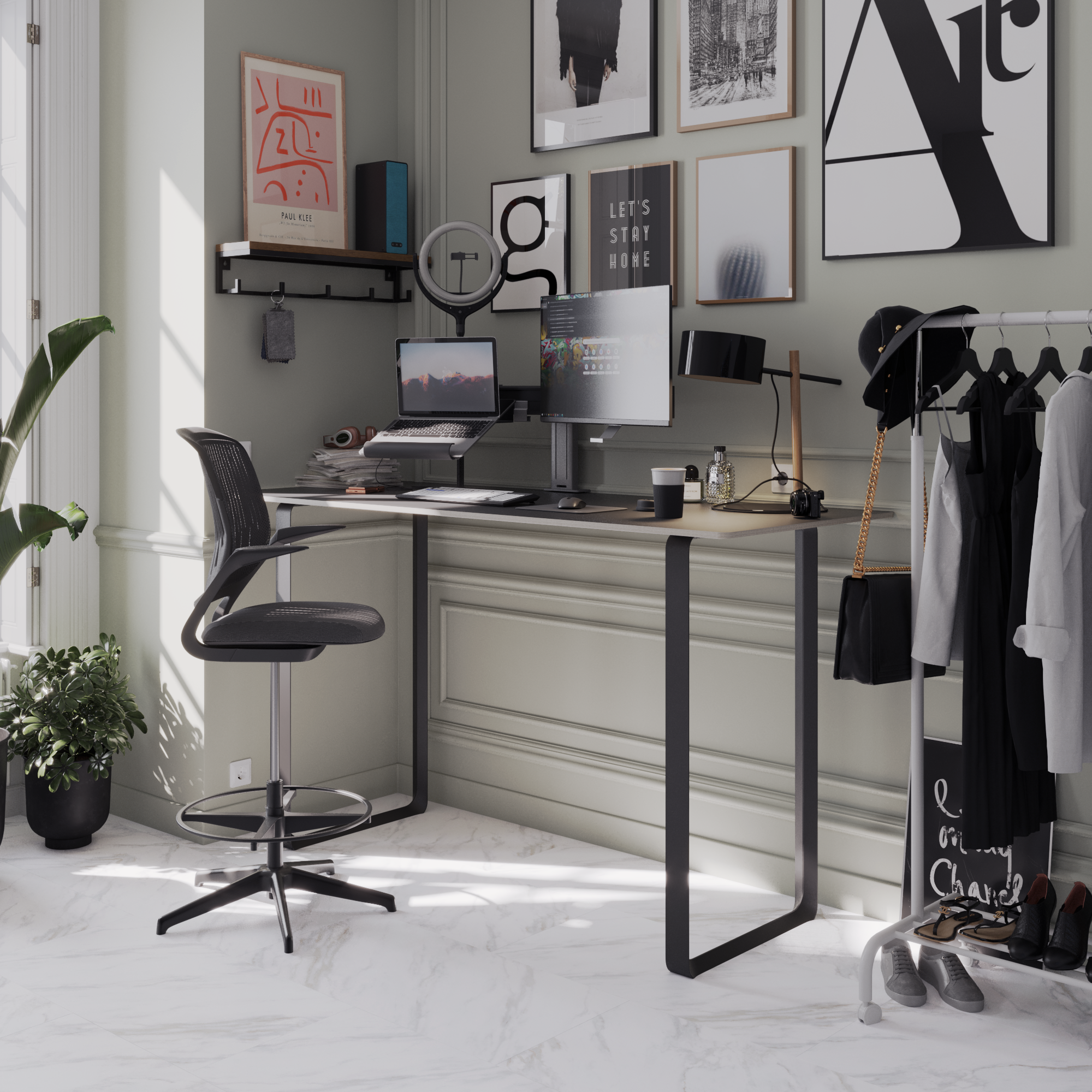 Dalle PVC clipsable medio ARTENS Muskwa 2 marbre - 2