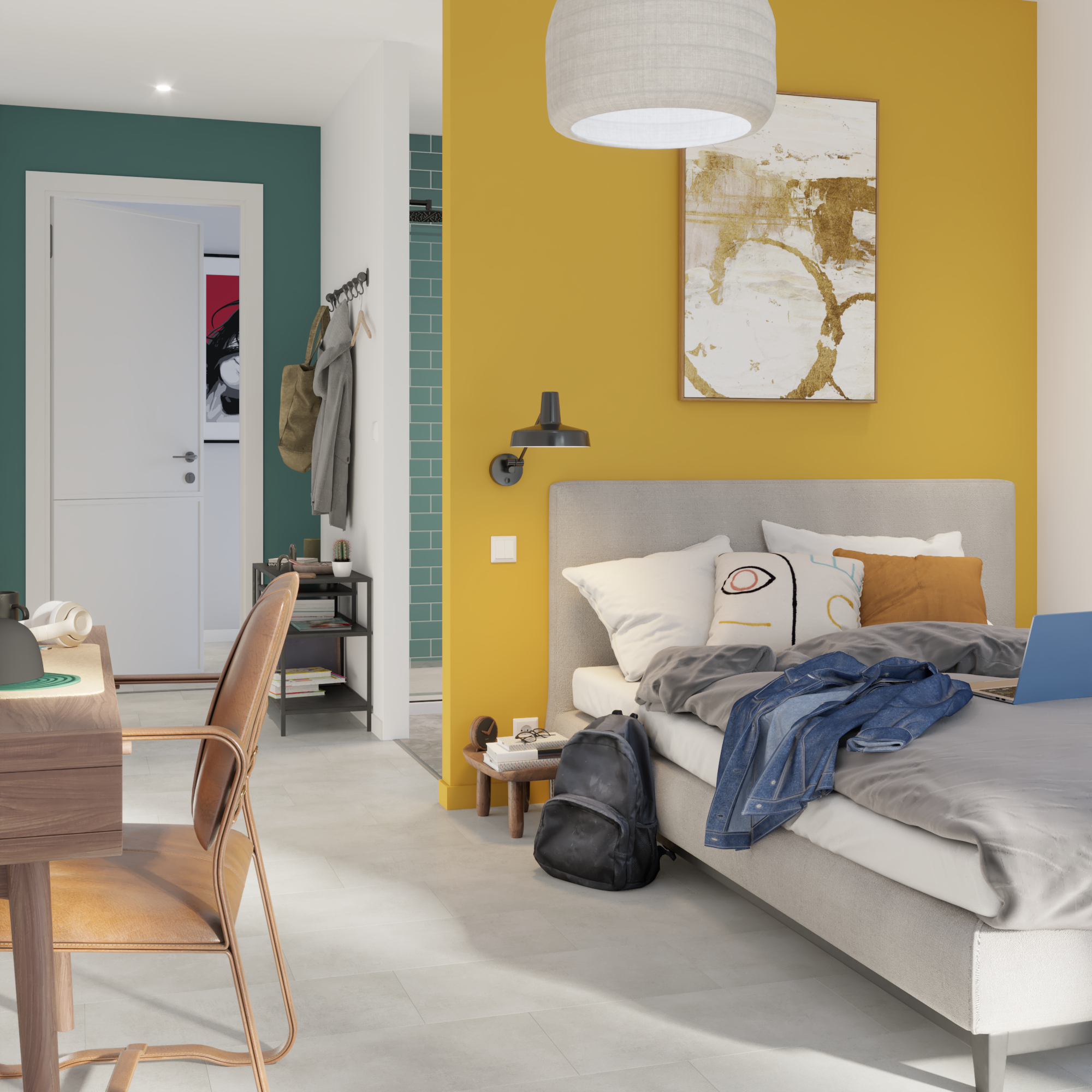 Dalle PVC clipsable medio ARTENS Manassa 2 pierre - 3