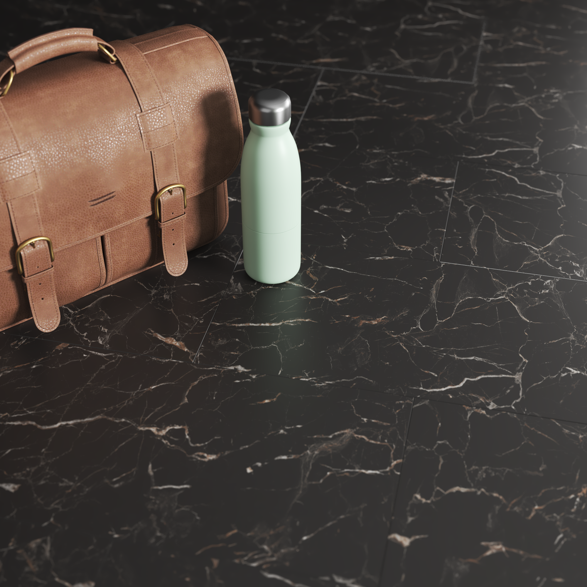 Dalle PVC clipsable medio ARTENS Isernia effet marbre - 4