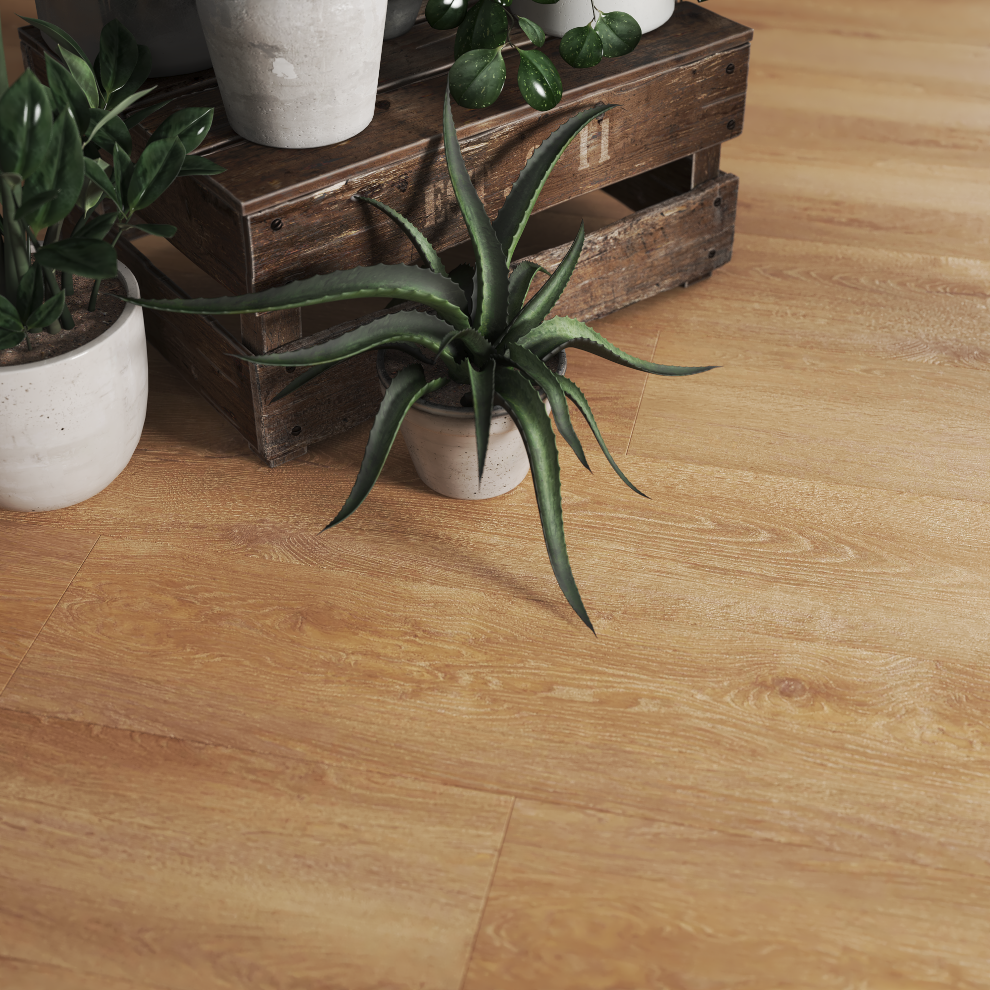 Lame PVC clipsable intenso ARTENS Robore bois naturel - 6