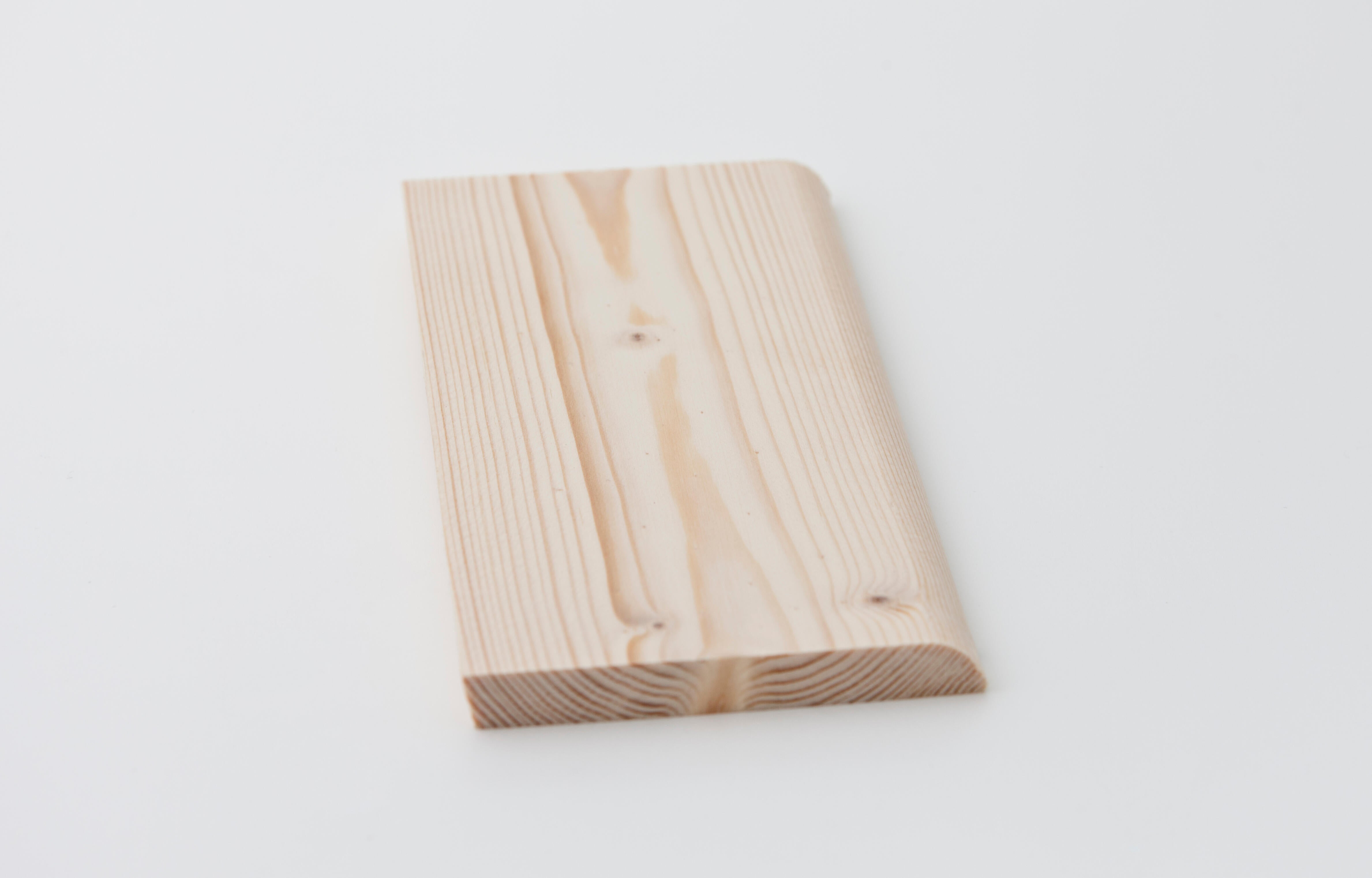 Pack de 10 rodapiés  de madera de 100x1cm madera natural - 3