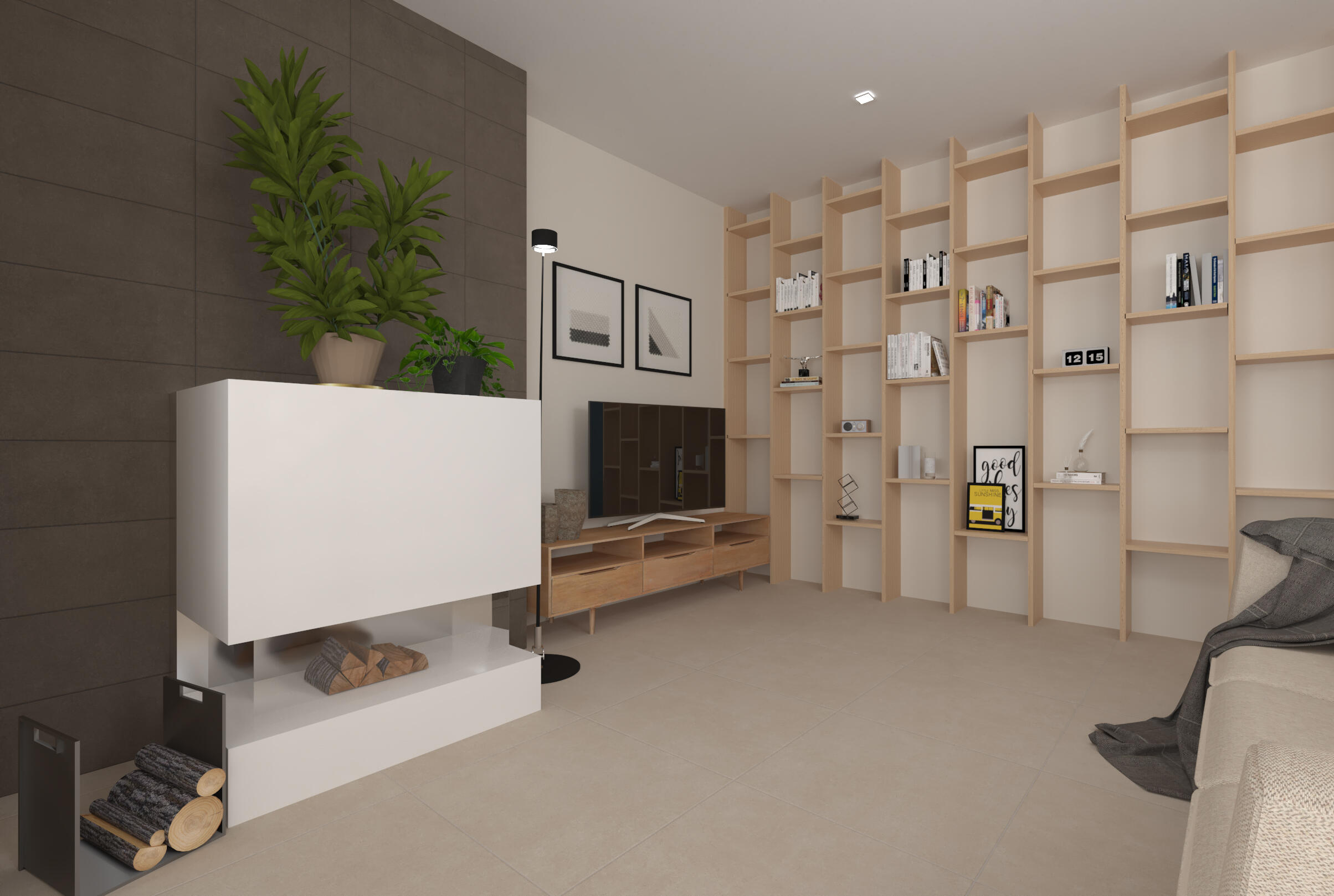 Suelo porcelánico domus efecto cemento arena 80x80 cm c1 grespania