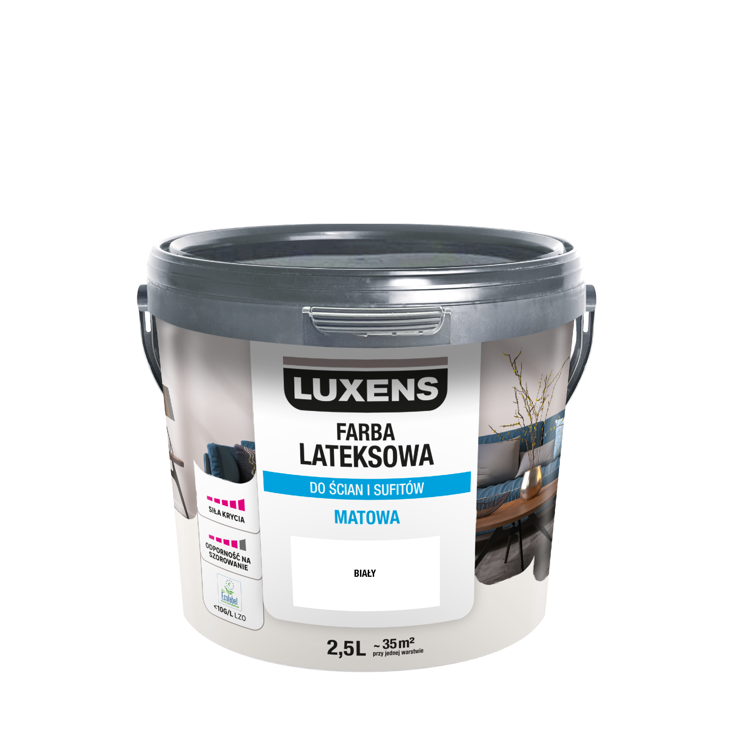 Farba lateksowa Luxens White 2.5 l