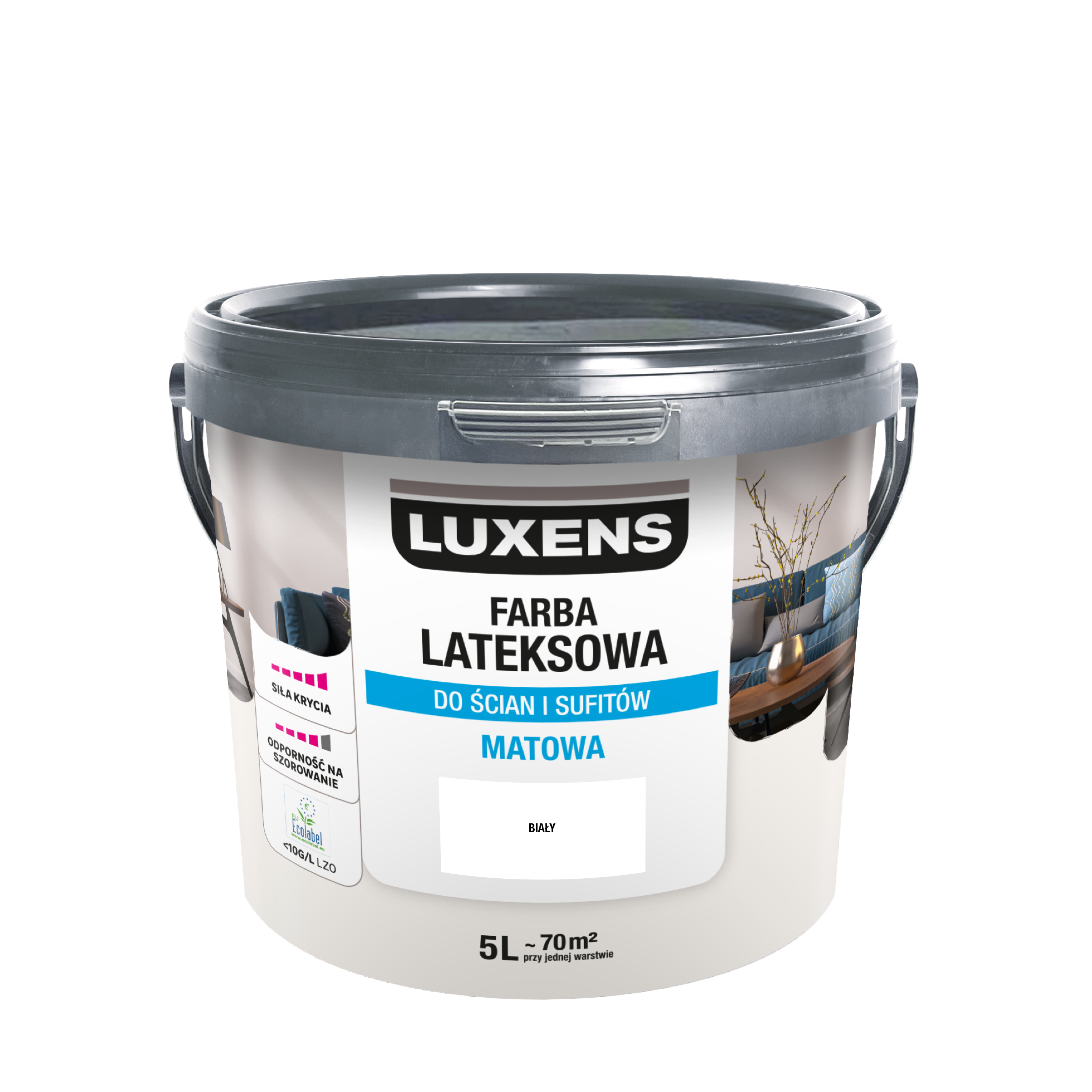 Farba lateksowa Luxens White 5 l