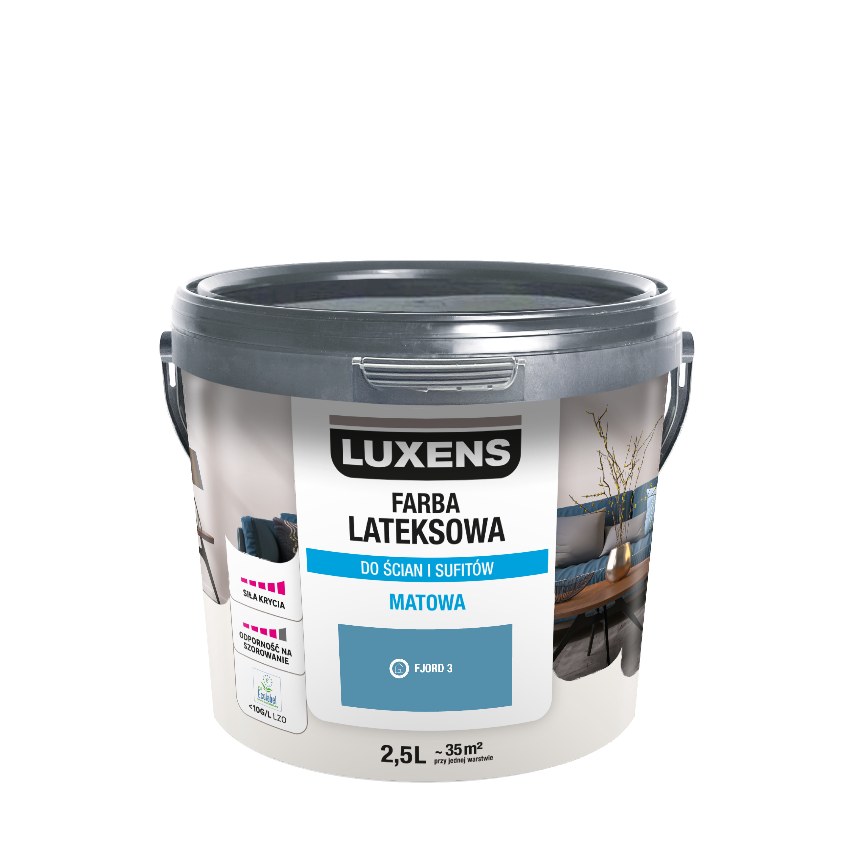 Farba lateksowa Luxens Fjord 3 2.5 l  - 3