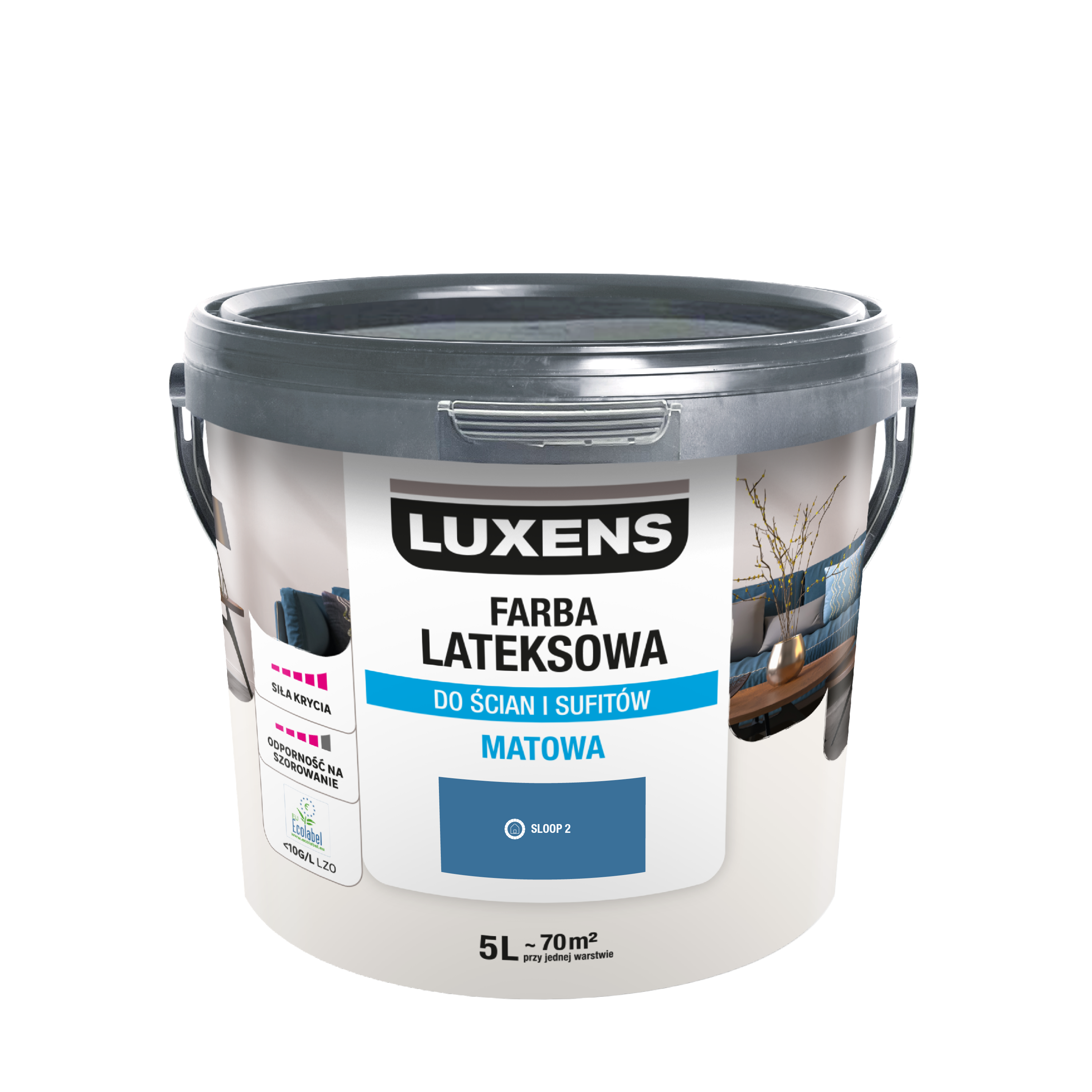Farba lateksowa Luxens Sloop 2 5 l  - 3