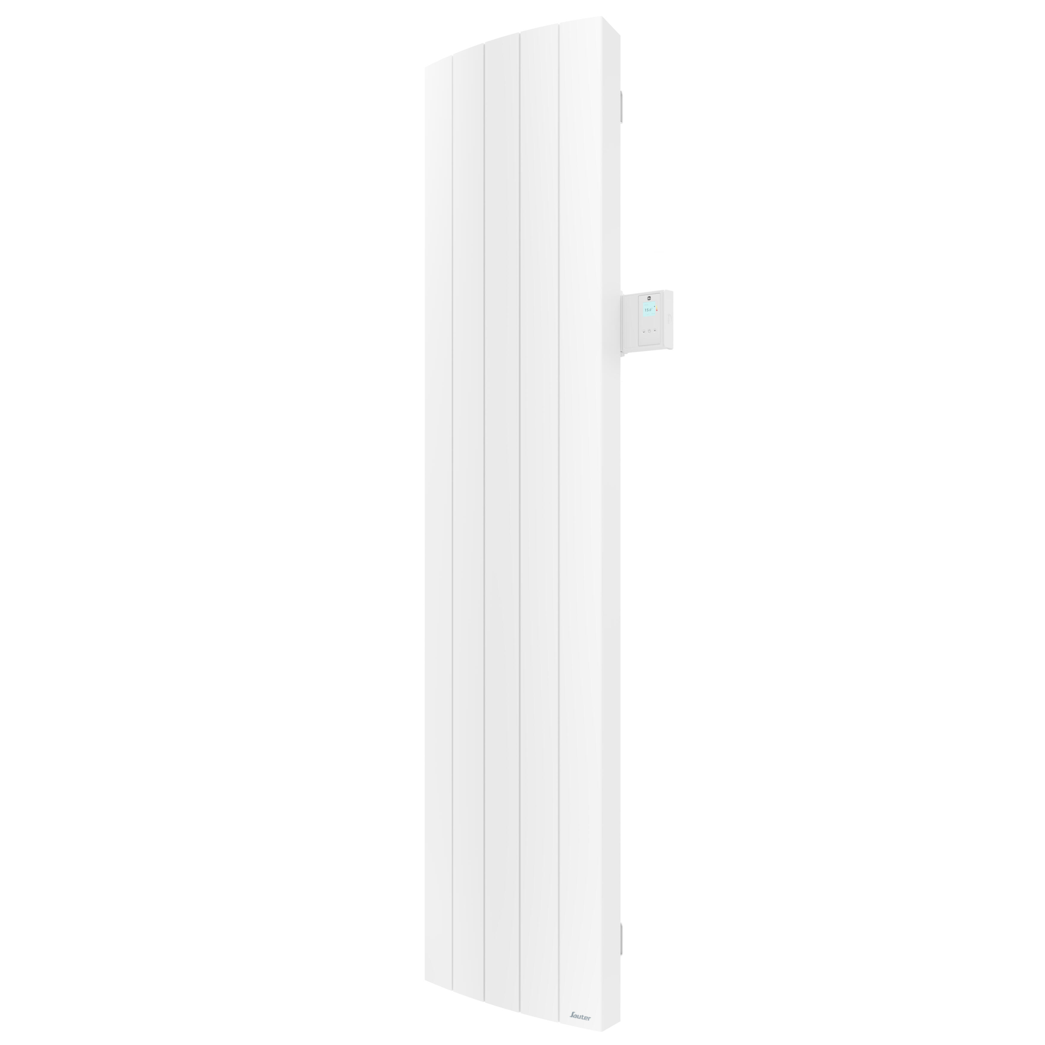 Radiateur électrique connecté à inertie fluide 1800W SAUTER Ipala vertical blanc - 6