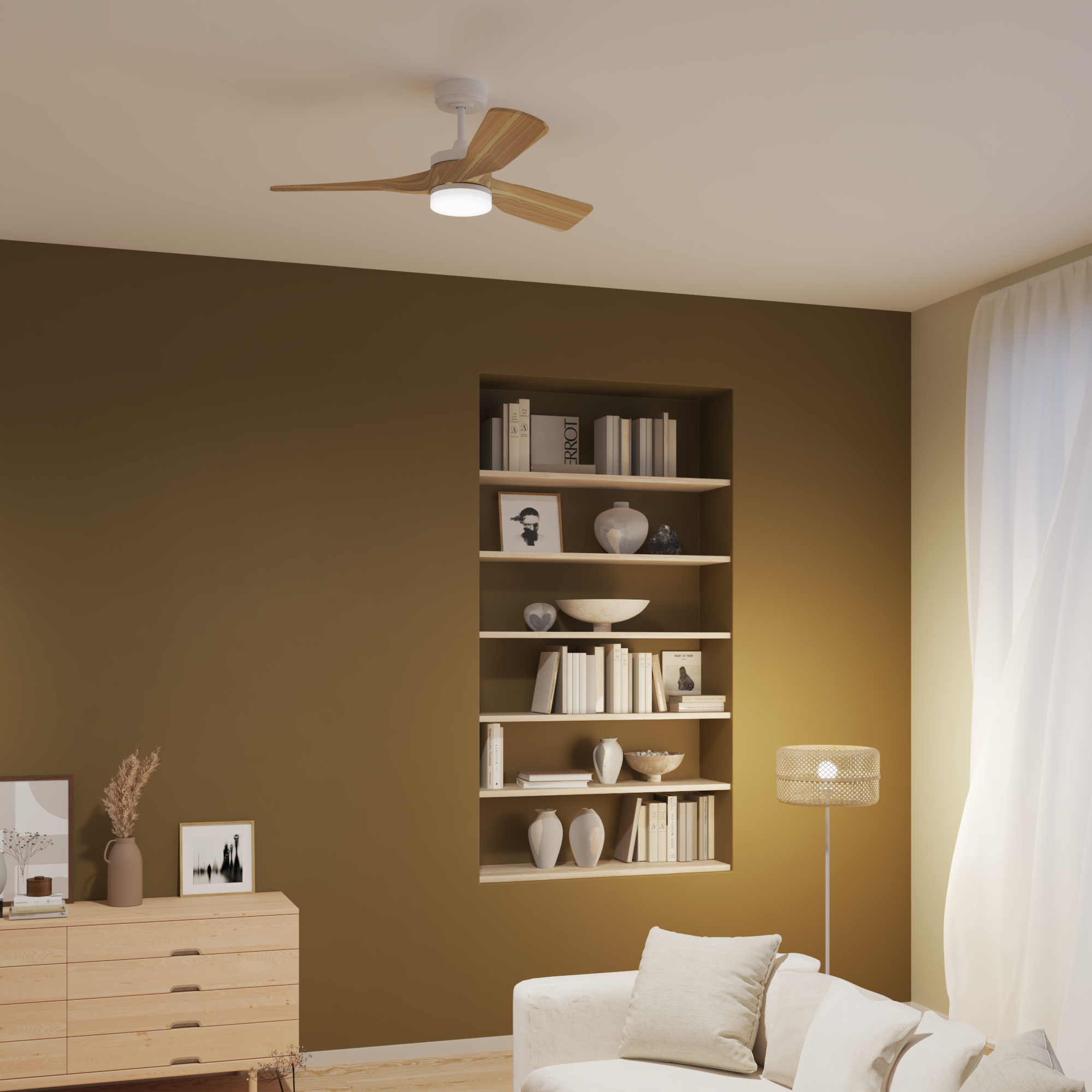 Specchio EXOTIC tondo in acciaio naturale Ø 60 cm INSPIRE - 16