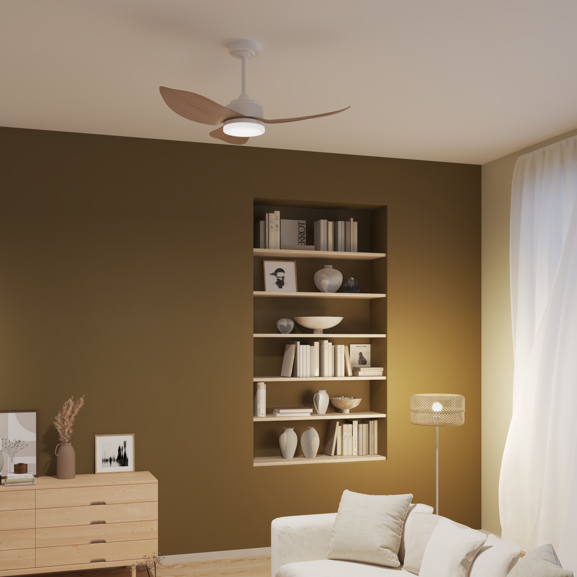 Specchio EXOTIC tondo in acciaio naturale Ø 60 cm INSPIRE - 6