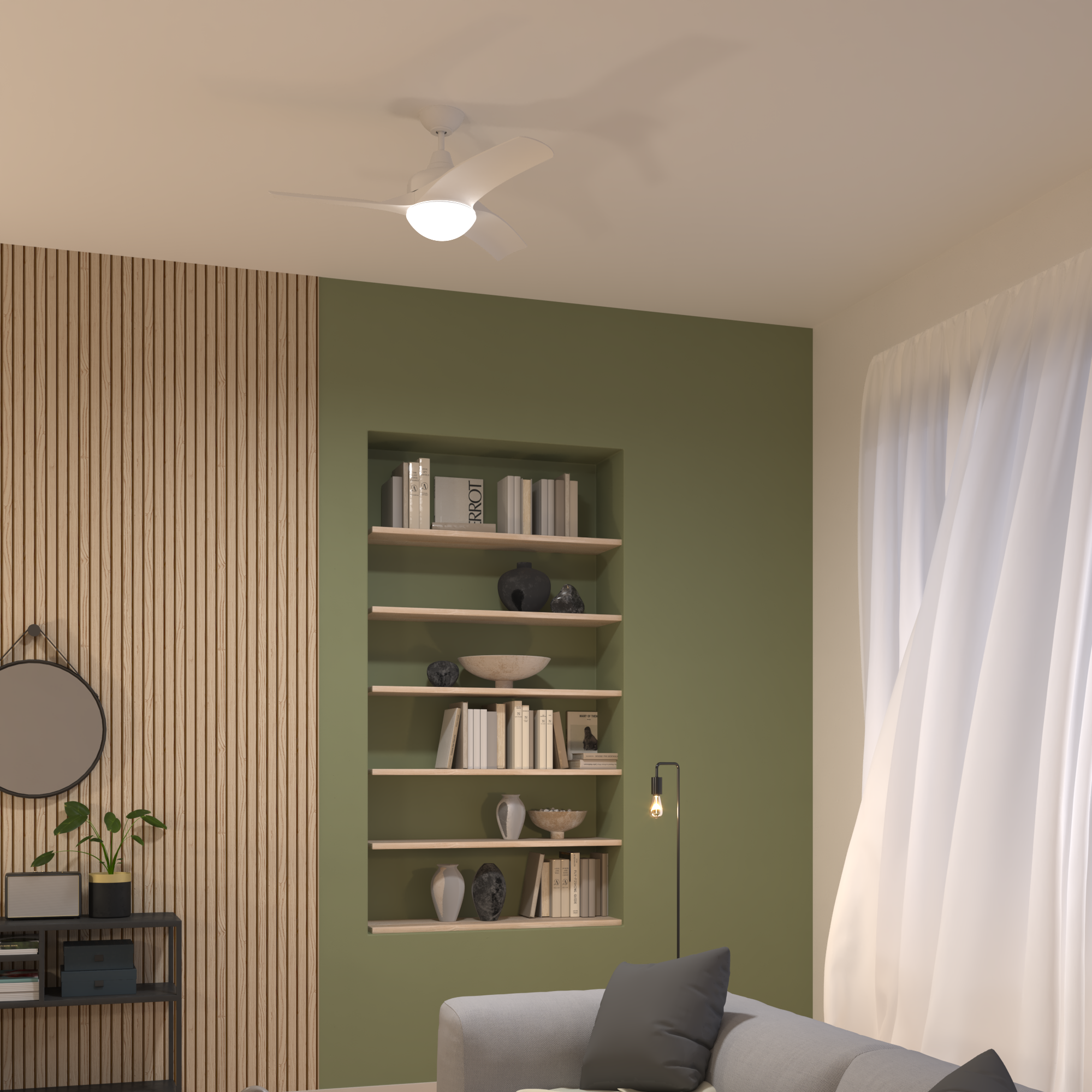 Lampa podłogowa Lina czarna E27 Inspire - 14