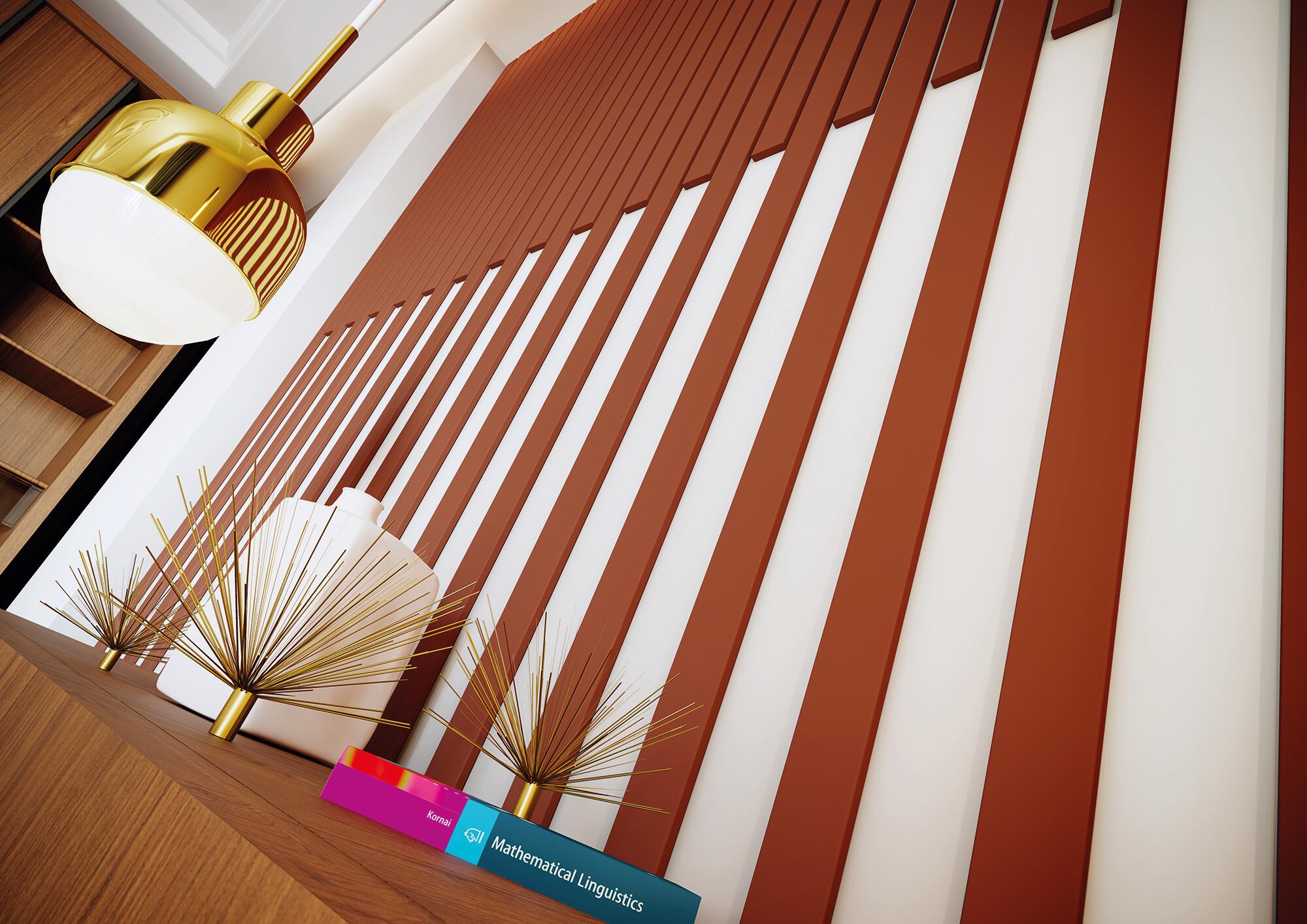 Moldura de poliestireno 10x50 mm de 2 m de largo - 12