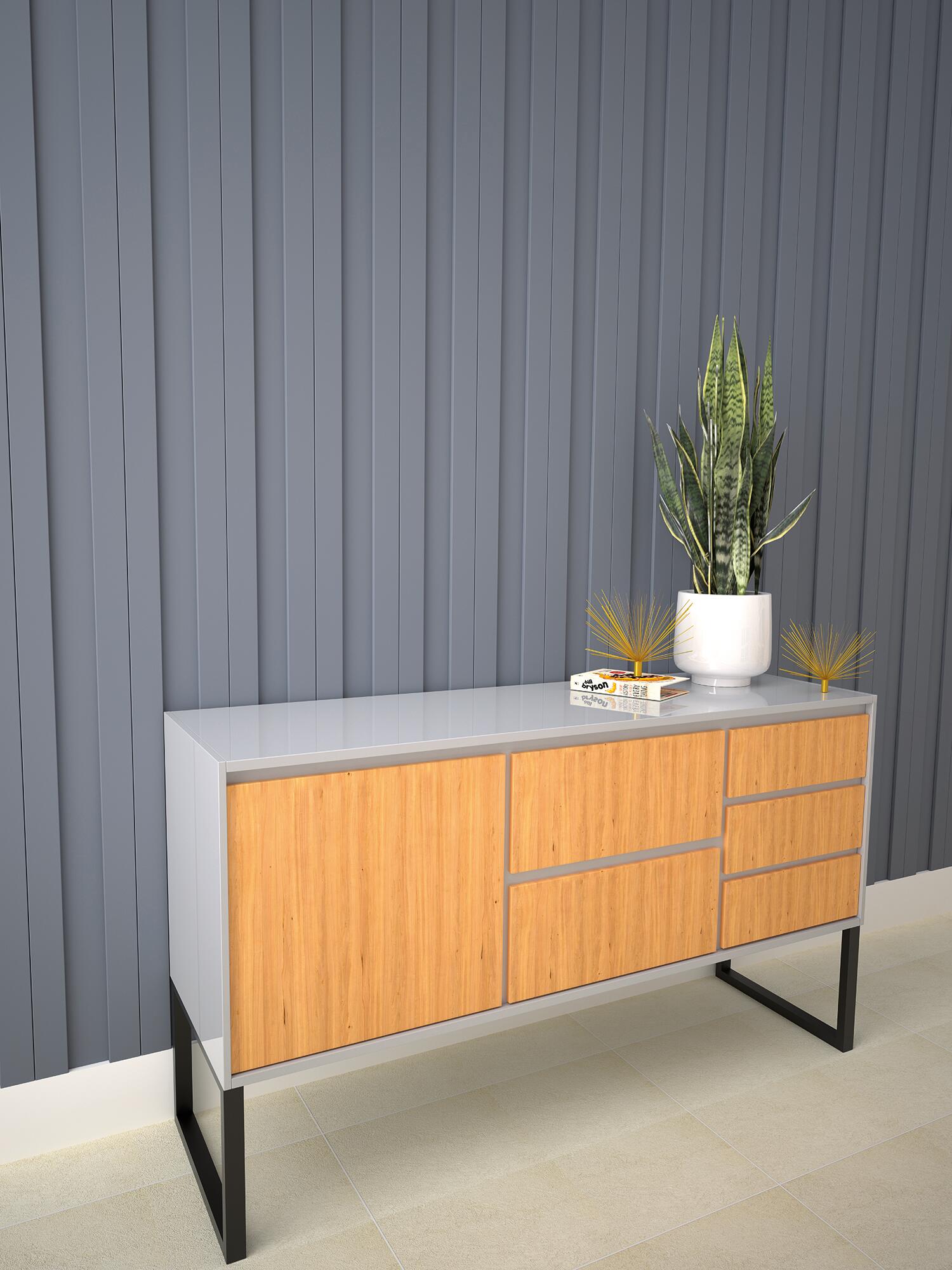 Moldura de poliestireno 10x50 mm de 2 m de largo - 9