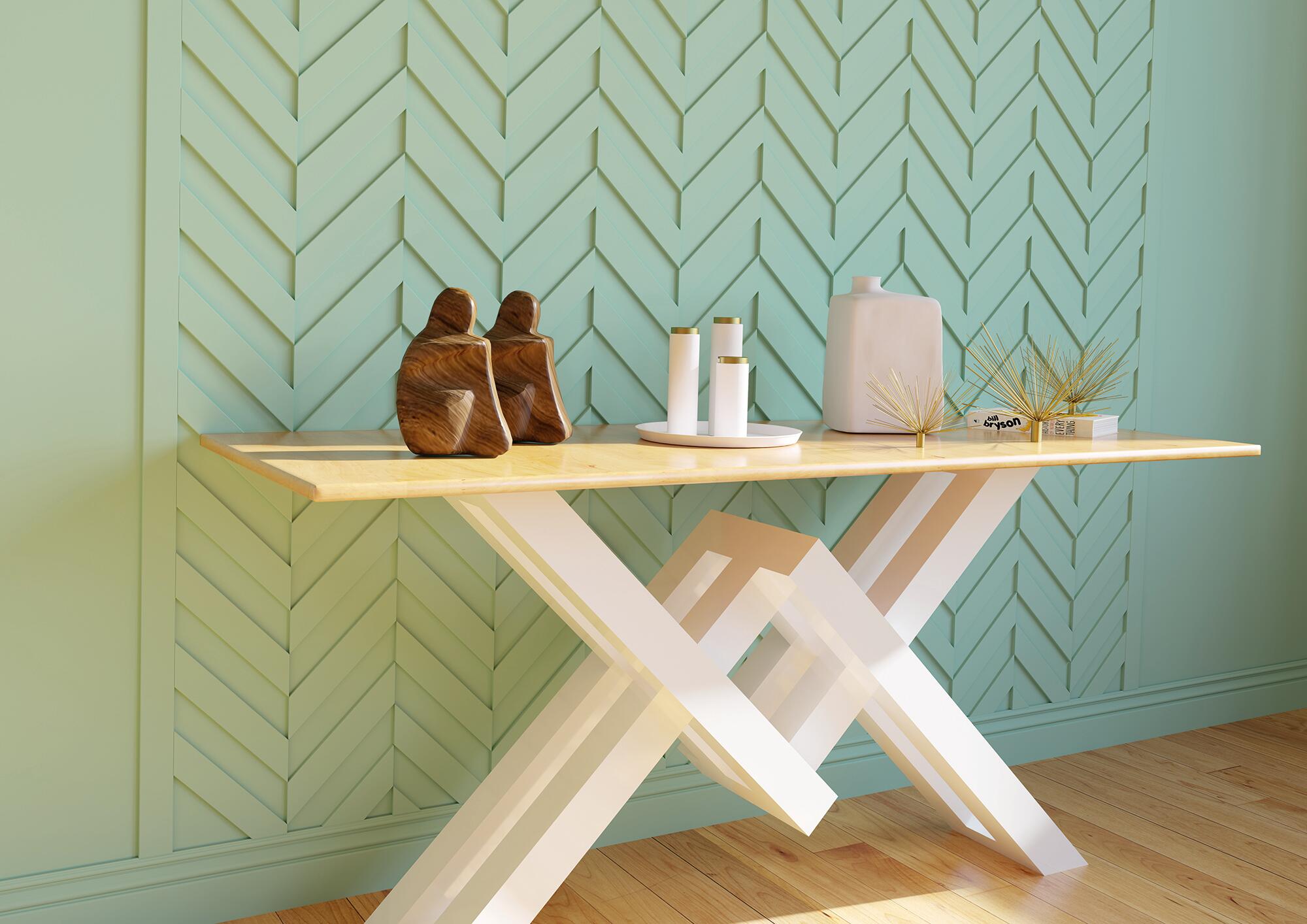 Moldura de poliestireno 10x50 mm de 2 m de largo - 7