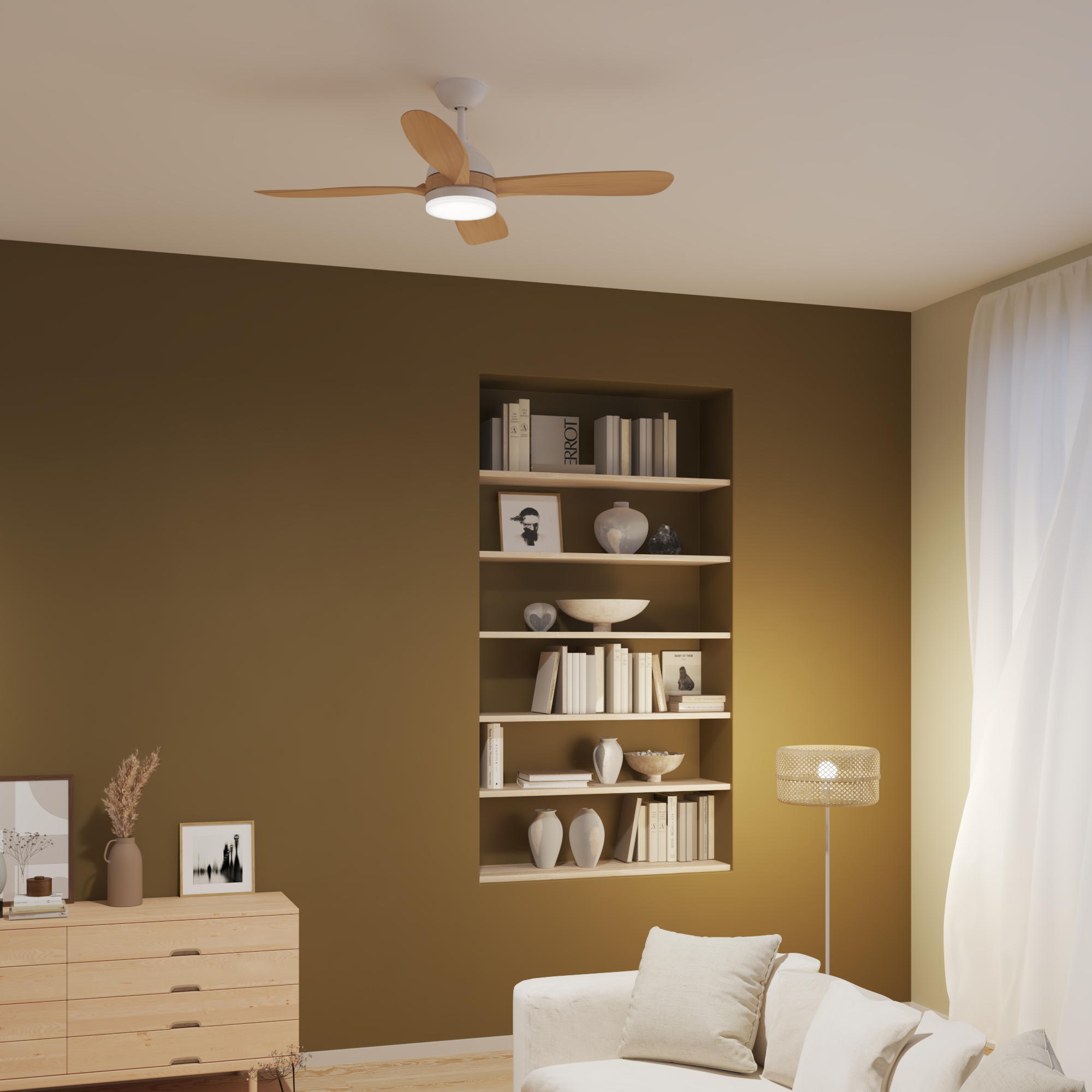 Specchio EXOTIC tondo in acciaio naturale Ø 60 cm INSPIRE - 11