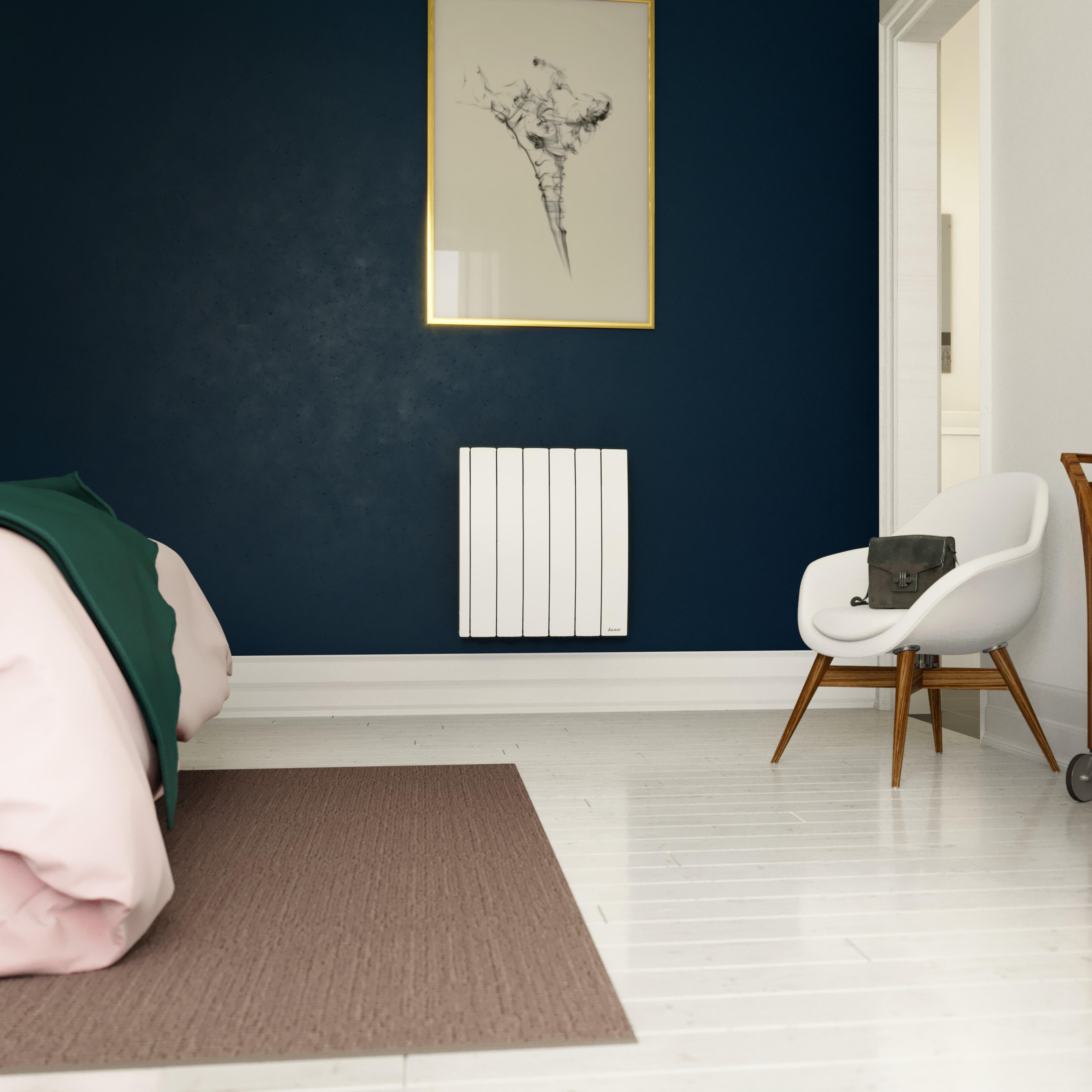 Radiateur électrique connecté à inertie fluide 500 W SAUTER Ipala horizontal - 3