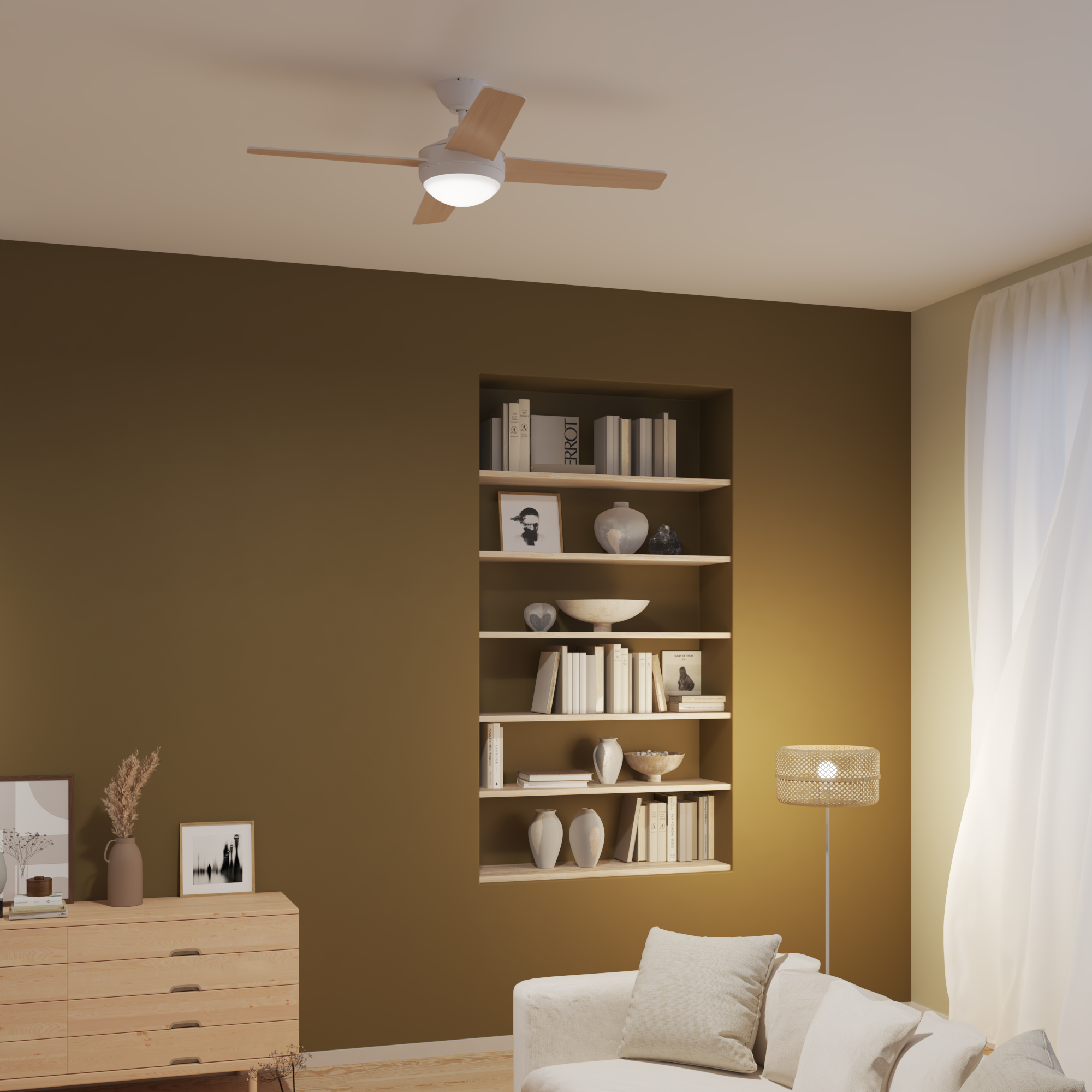 Specchio EXOTIC tondo in acciaio naturale Ø 60 cm INSPIRE - 10