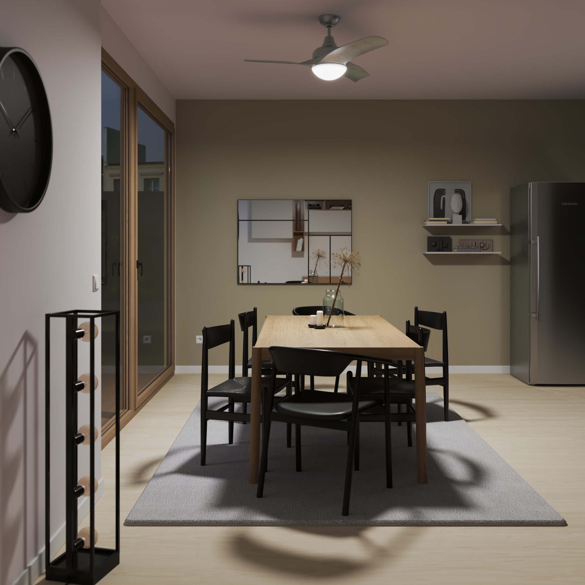 Ventoinhas de teto com 3 pás sem lâmpada motor AC Tokio Inspire d132 cm cinzento - 2