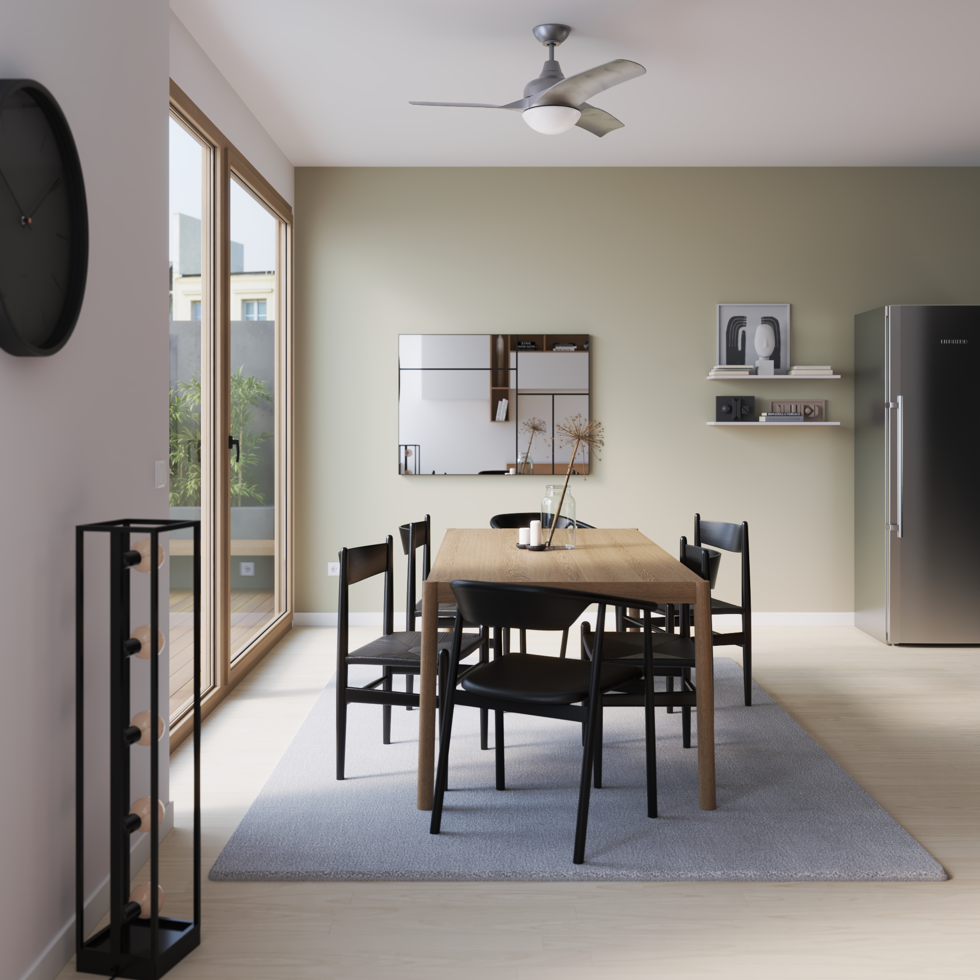 Ventoinhas de teto com 3 pás sem lâmpada motor AC Tokio Inspire d132 cm cinzento - 7