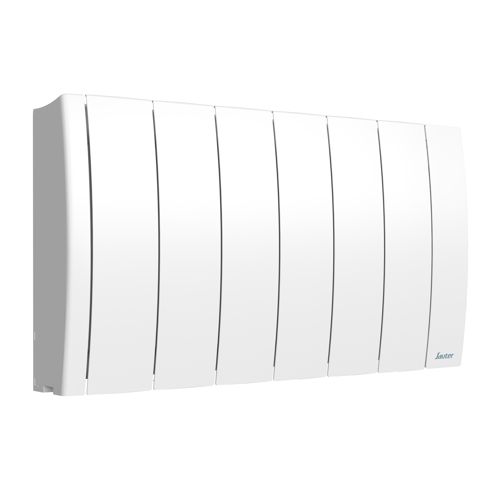 Radiateur électrique connecté inertie fluide 700W SAUTER Ipala plinthe blanc - 6