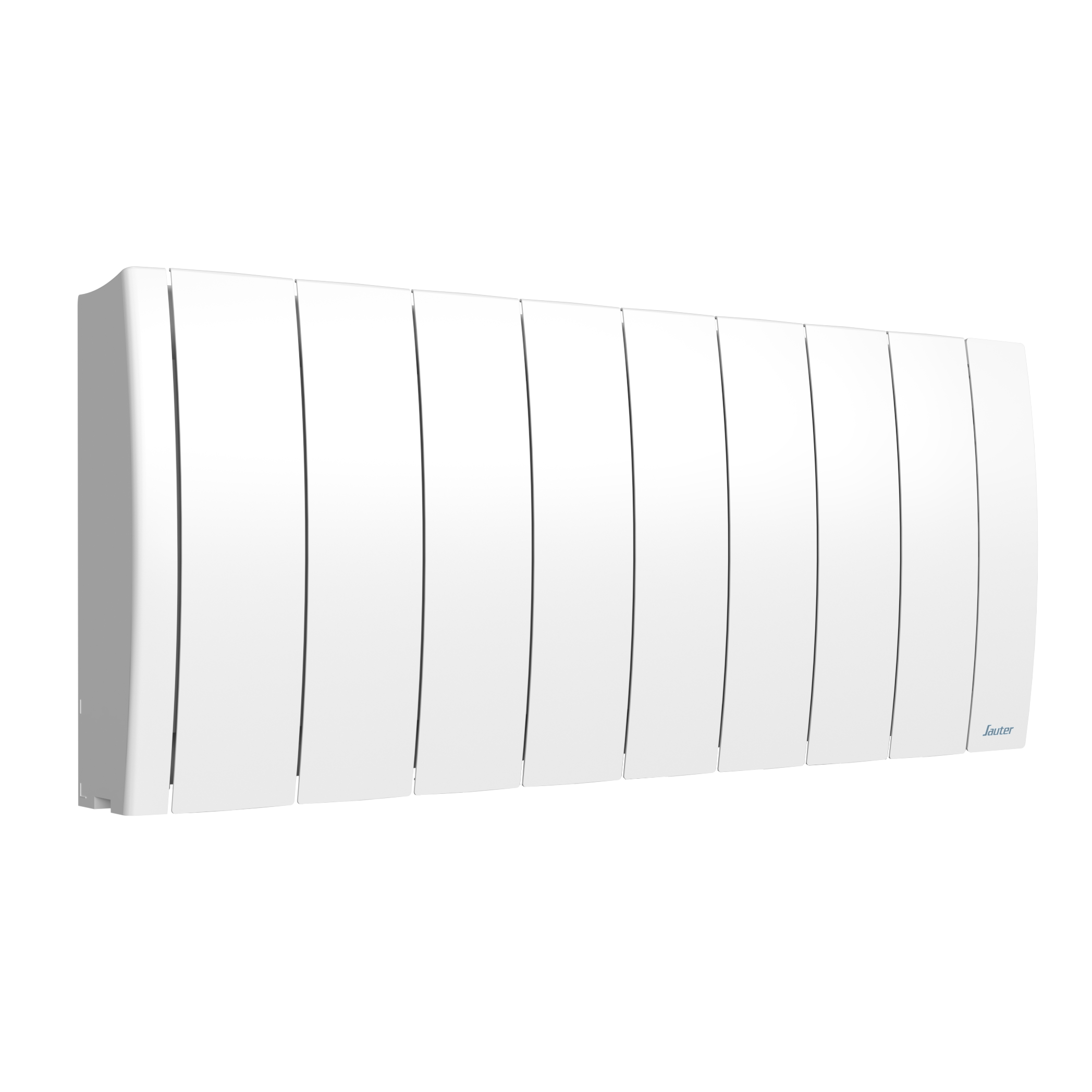 Radiateur électrique connecté inertie fluide 1000W SAUTER Ipala plinthe blanc - 6