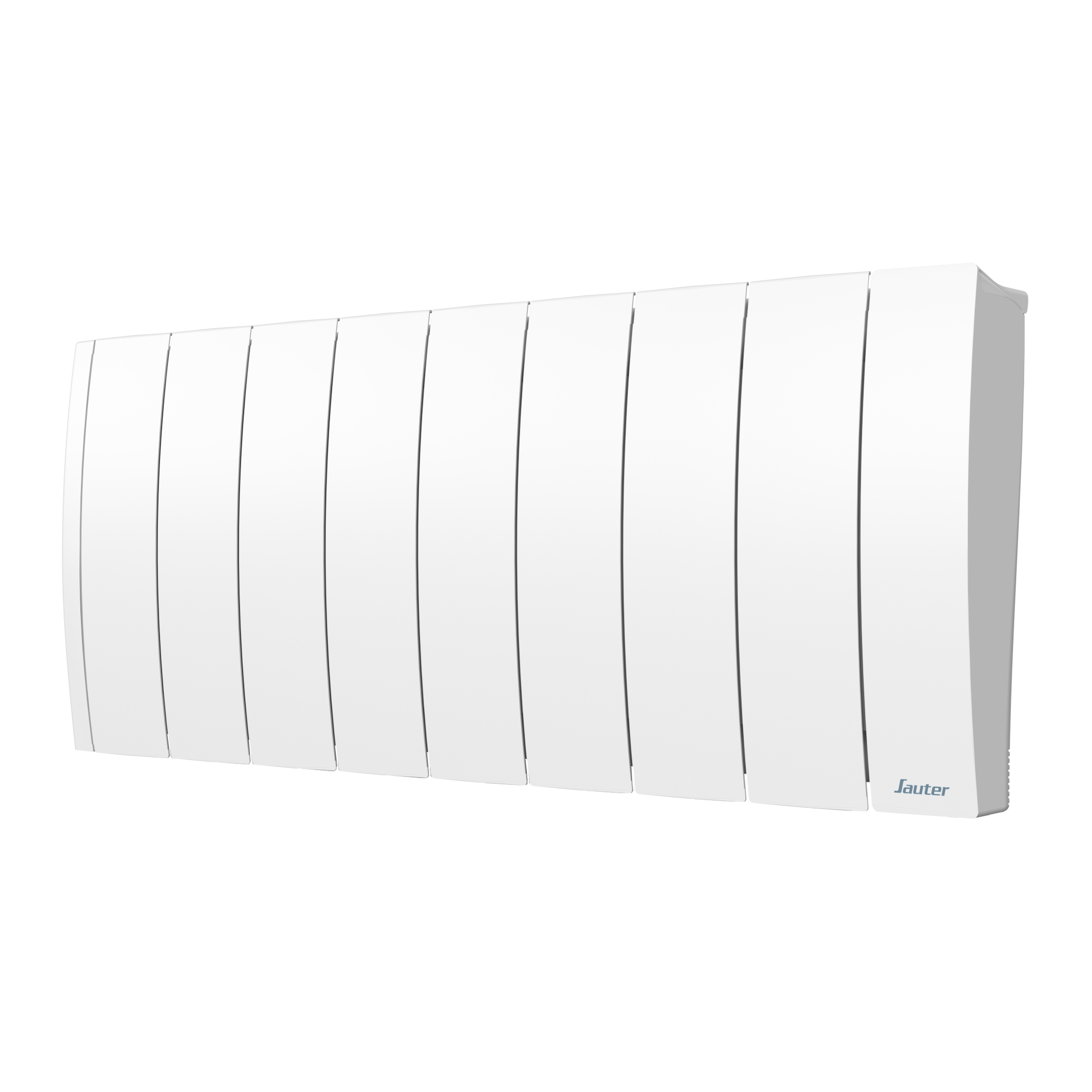 Radiateur électrique connecté inertie fluide 1000W SAUTER Ipala plinthe blanc - 7